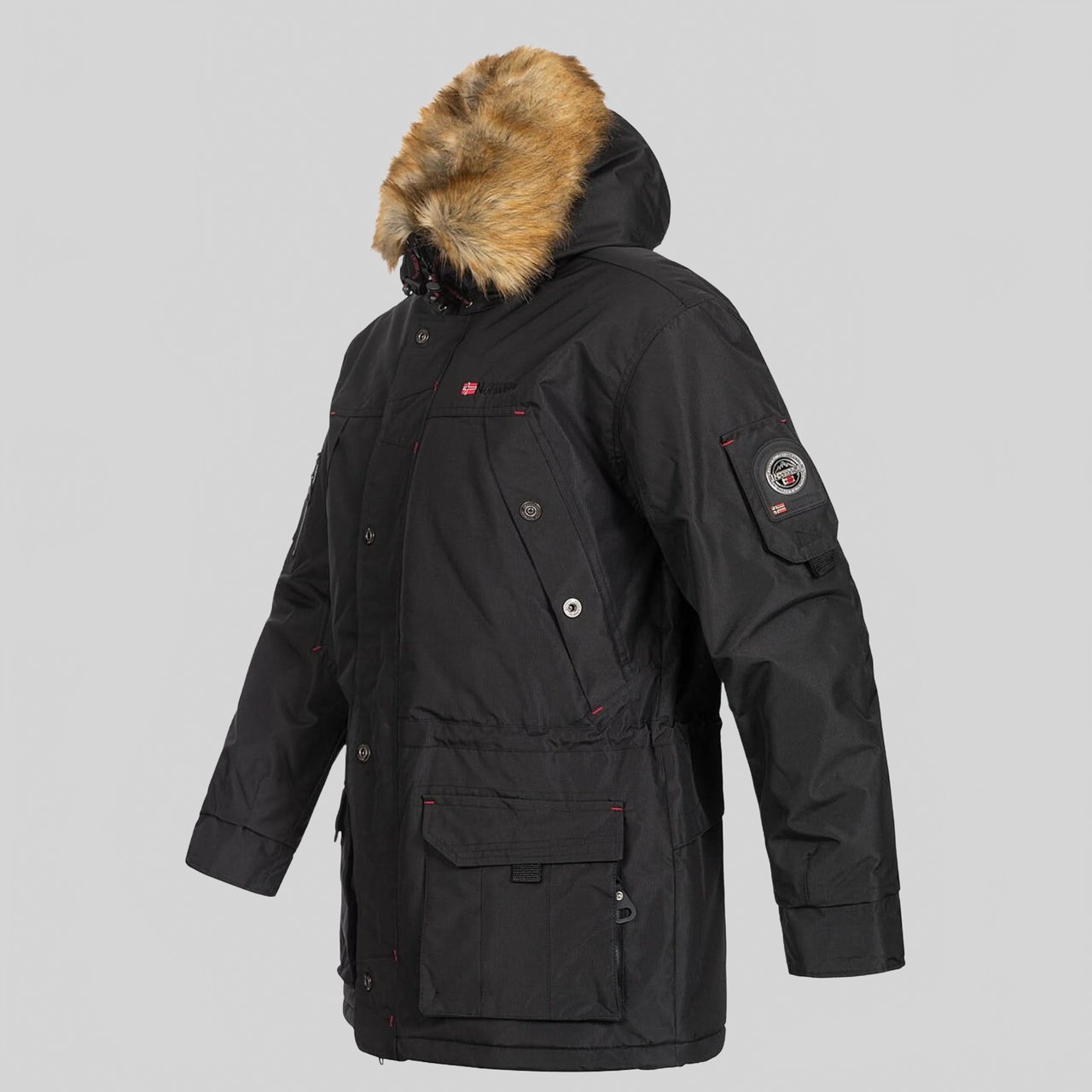 Geographical Norway Abiosaure Men - Warm hooded parka - Geographical Norway ABIOSAURE_MEN_GRIS_FONCE_SDB-ABIOSAURE_MEN_GRIS_FONCE_M_SDB-ABIOSAURE_MEN_GRIS_FONCE_L_SDB-ABIOSAUR_MEN_GRIS_FONCE_XL_SDB-ABIOSAUR_MEN_GRIS_FONCE_XXL_SDB-ABIOSAUR_MEN_GRIS_FONCE_3XL_SDB-ABIOSAUR_MEN_KAKI_S_SDB-ABIOSAUR_MEN_KAKI_M_SDB-ABIOSAUR_MEN_KAKI_L_SDB-ABIOSAUR_MEN_KAKI_XL_SDB