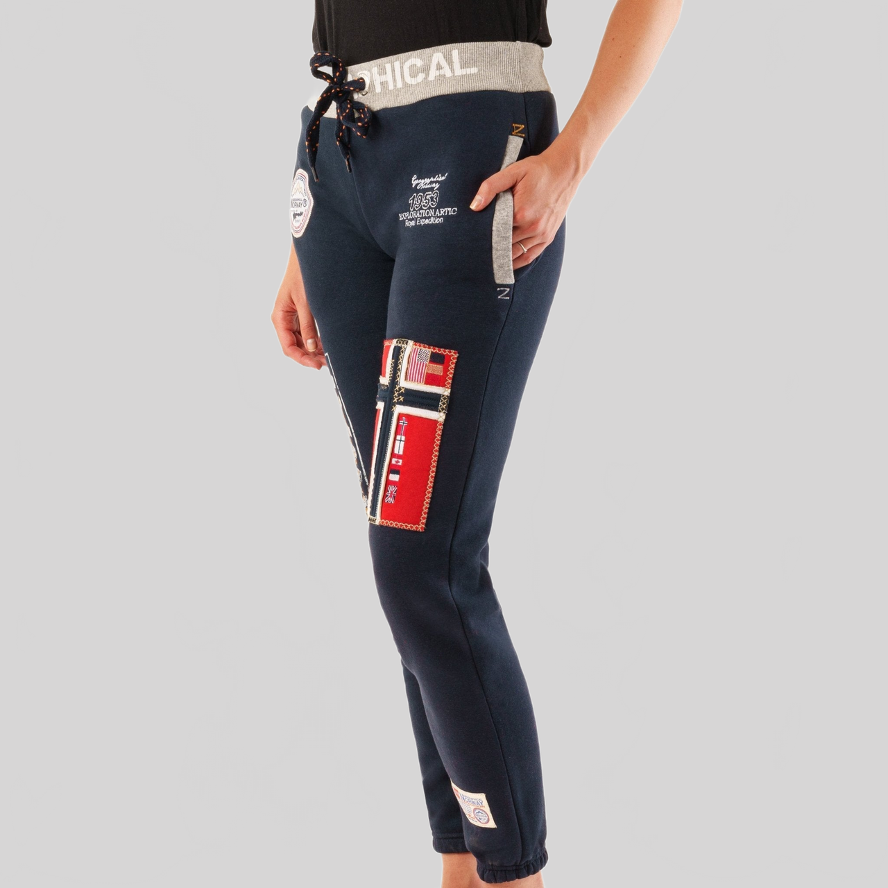 Geographical Norway Myer Femme - Pantalon de jogging bas resserré - Geographical Norway MYER_LADY_GRIS_CLAIR_S_EO_SDB-MYER_LADY_GRIS_CLAIR_M_EO_SDB-MYER_LADY_GRIS_CLAIR_L_EO_SDB-MYER_LADY_GRIS_CLAIR_XL_EO_SDB-MYER_LADY_GRIS_CLAIR_XXL_EO_SDB-MYER_LADY_NOIR_S_EO_SDB-MYER_LADY_NOIR_M_EO_SDB-MYER_LADY_NOIR_L_EO_SDB-MYER_LADY_NOIR_XL_EO_SDB-MYER_LADY_NOIR_XXL_EO_SDB