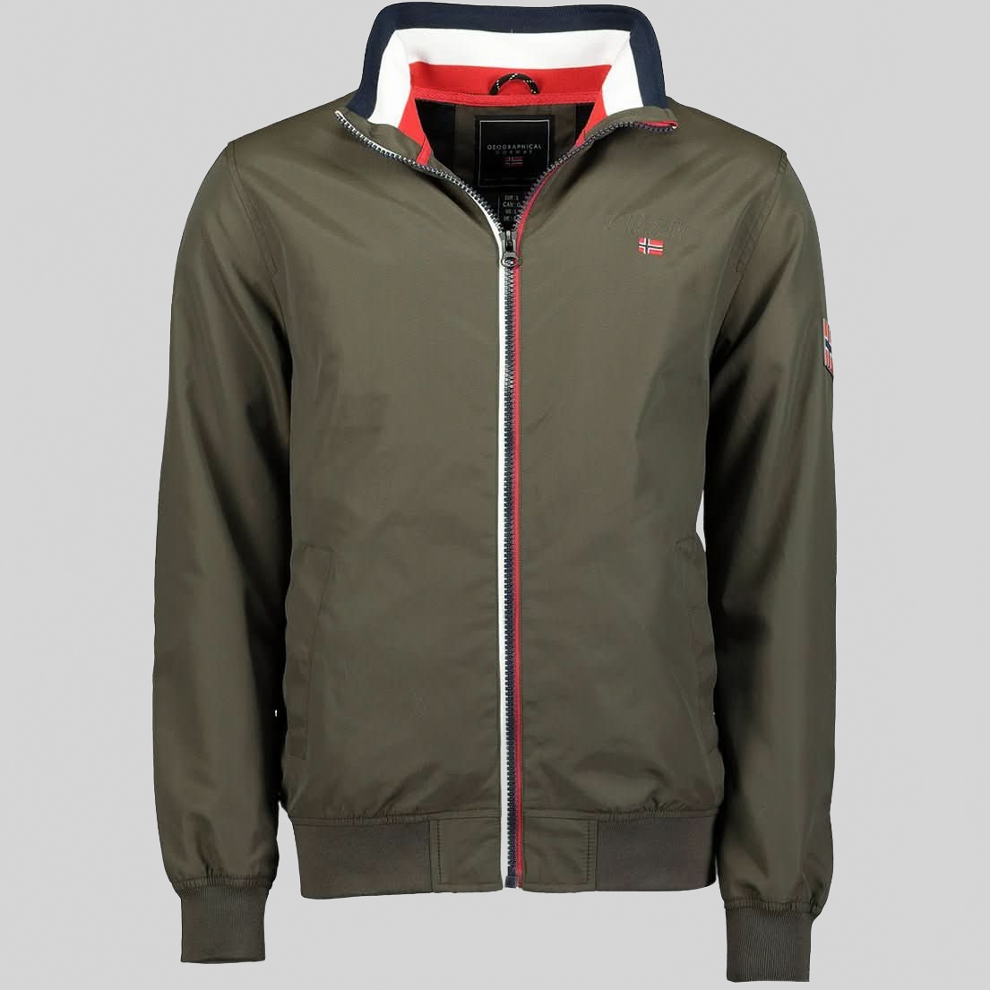 Geographical Norway BENILDE Homme - Lightweight Embroidered Parka - Geographical Norway BENILDE_MEN_KAKI_S_SDB-BENILDE_MEN_KAKI_M_SDB-BENILDE_MEN_KAKI_L_SDB-BENILDE_MEN_KAKI_XL_SDB-BENILDE_MEN_KAKI_XXL_SDB-BENILDE_MEN_KAKI_3XL_SDB-BENILDE_MEN_MARINE_S_SDB-BENILDE_MEN_MARINE_M_SDB-BENILDE_MEN_MARINE_L_SDB-BENILDE_MEN_MARINE_XL_SDB