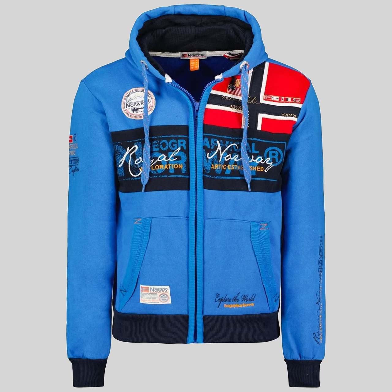 Geographical Norway Flyer Homme - Sweatshirt zippé - Geographical Norway FLYER_MEN_GRIS_CLAIR_S_SDB-FLYER_MEN_BLANC_M_SDB-FLYER_MEN_GRIS_CLAIR_M_SDB-FLYER_MEN_BLANC_L_SDB-FLYER_MEN_GRIS_CLAIR_L_SDB-FLYER_MEN_BLANC_XL_SDB-FLYER_MEN_GRIS_CLAIR_XL_SDB-FLYER_MEN_BLANC_XXL_SDB-FLYER_MEN_BLANC_3XL_SDB-FLYER_MEN_GRIS_CLAIR_XXL_SDB