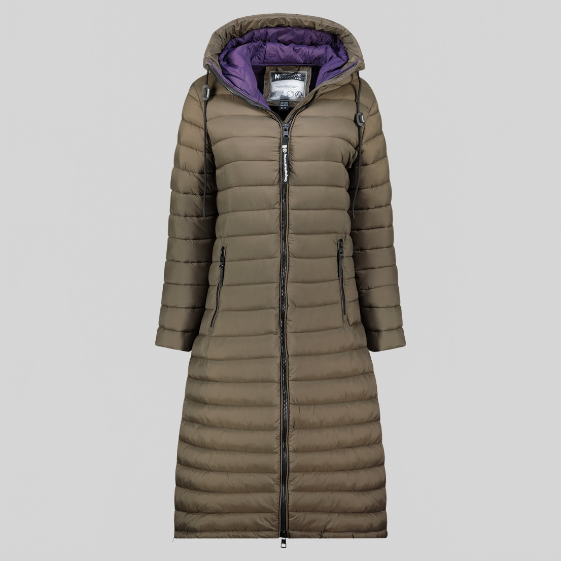 Geographical Norway AZULE LONG Damen - Jacke Khaki