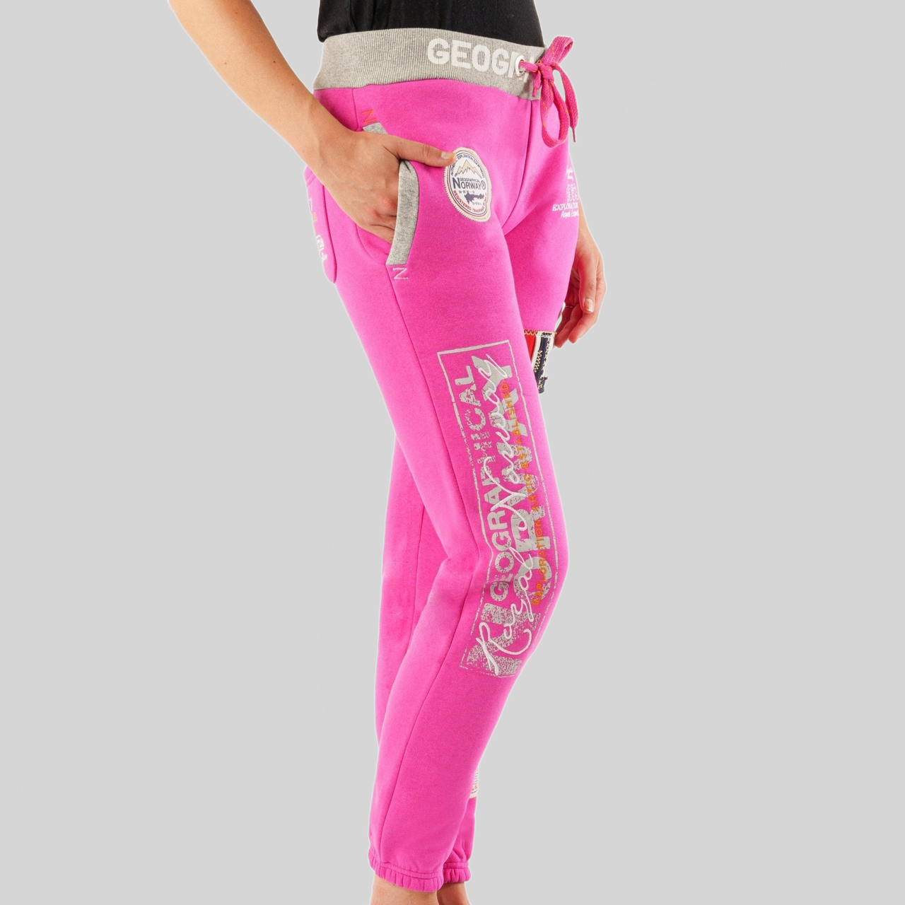 Geographical Norway Myer Femme - Pantalon de jogging bas resserré - Geographical Norway MYER_LADY_GRIS_CLAIR_S_EO_SDB-MYER_LADY_GRIS_CLAIR_M_EO_SDB-MYER_LADY_GRIS_CLAIR_L_EO_SDB-MYER_LADY_GRIS_CLAIR_XL_EO_SDB-MYER_LADY_GRIS_CLAIR_XXL_EO_SDB-MYER_LADY_NOIR_S_EO_SDB-MYER_LADY_NOIR_M_EO_SDB-MYER_LADY_NOIR_L_EO_SDB-MYER_LADY_NOIR_XL_EO_SDB-MYER_LADY_NOIR_XXL_EO_SDB