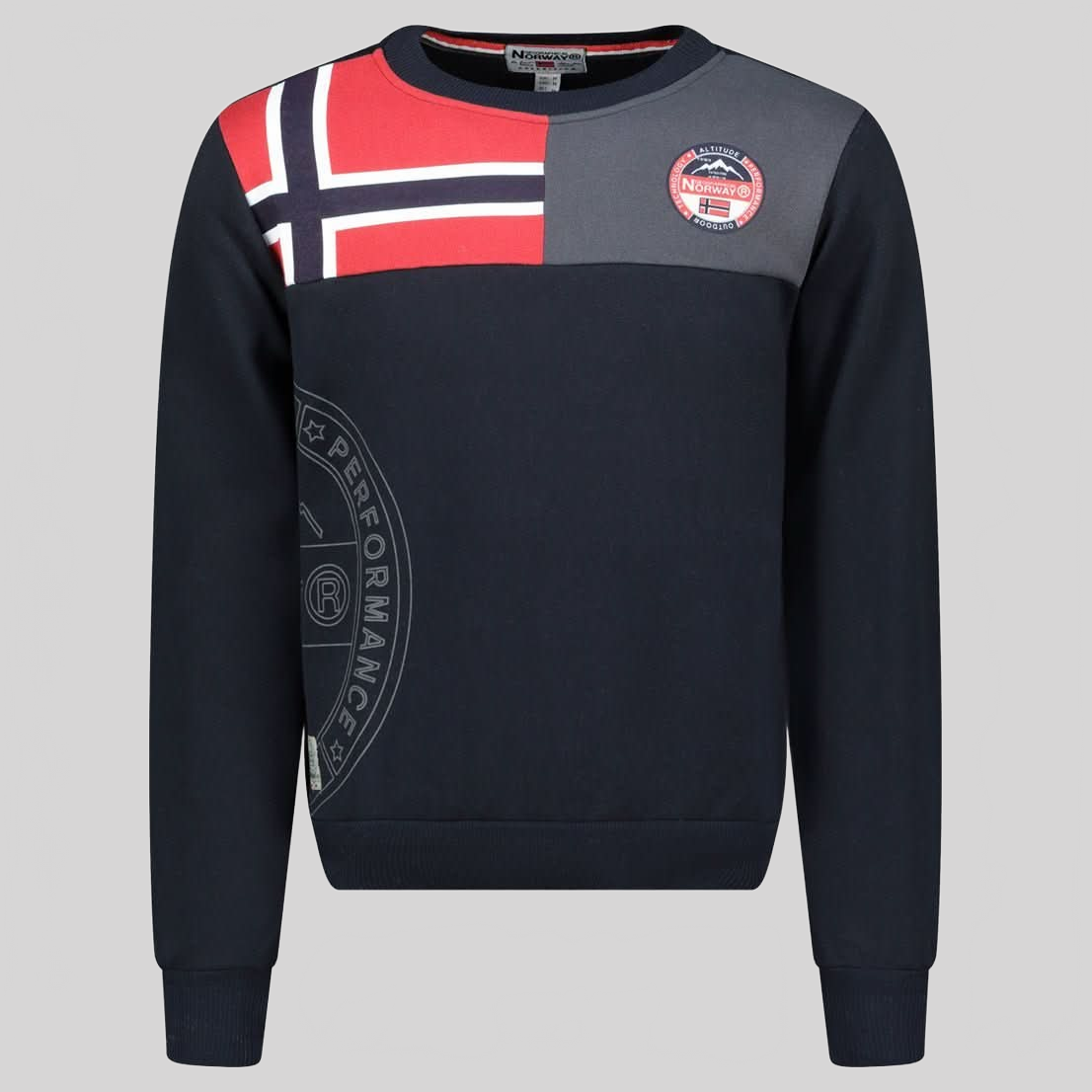 Geographical Norway G-ROUND Herren - Kopfbedeckter Sweatshirt mit Aufdruck und Flagge - Geographical Norway G-ROUND_MEN_MARINE_S_SDB-G-ROUND_MEN_BLANC_S_SDB-G-ROUND_MEN_MARINE_M_SDB-.G-ROUND_MEN_BLANC_M_SDB-G-ROUND_MEN_MARINE_L_SDB-G-ROUND_MEN_BLANC_L_SDB-G-ROUND_MEN_MARINE_XL_SDB-G-ROUND_MEN_BLANC_XL_SDB-G-ROUND_MEN_MARINE_XXL_SDB-G-ROUND_MEN_BLANC_XXL_SDB