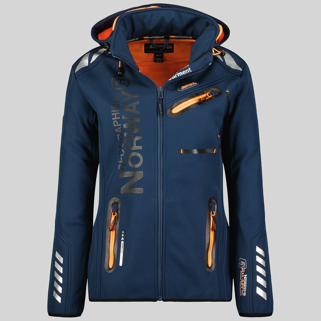 Geographical Norway Reine Femme - Softshell - Geographical Norway - S Noir Orange