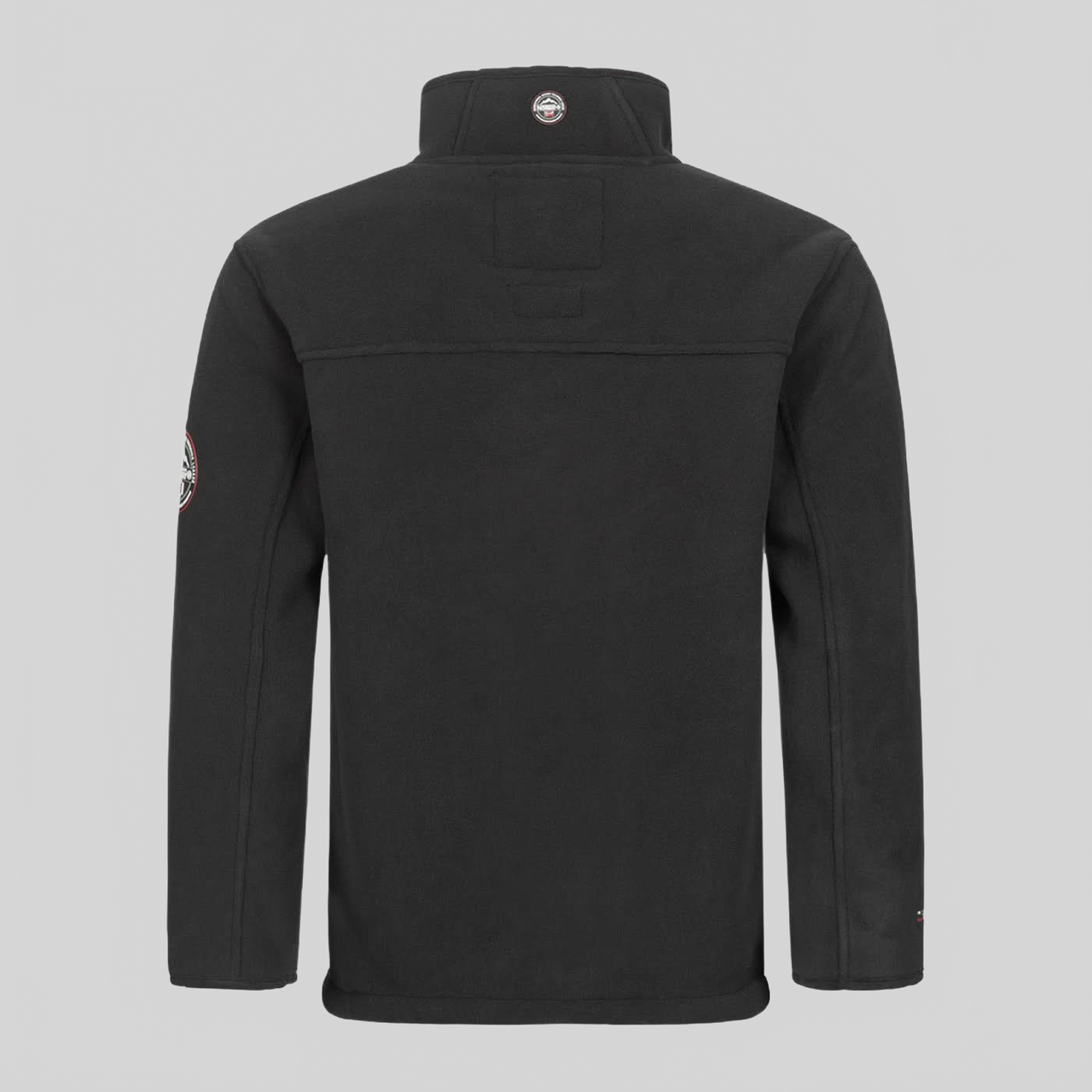 Geographical Norway Ubolt Men - Laminated fleece jacket in black sherpa - Geographical Norway - S Black