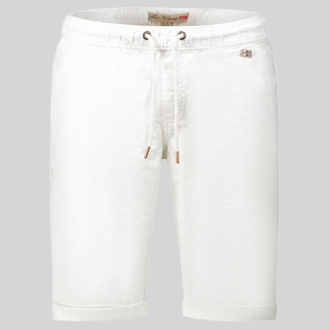 Geographical Norway Ponge Homme - Bermuda avec badge et poches arrière - Geographical Norway PONGE_MEN_NOIR_S_SDB-PONGE_MEN_MARINE_S_SDB-PONGE_MEN_BLANC_CASSE_S_SDB-PONGE_MEN_BEIGE_S_SDB-PONGE_MEN_KAKI_S_SDB-PONGE_MEN_BLANC_CASSE_M_SDB-PONGE_MEN_BEIGE_M_SDB-PONGE_MEN_KAKI_M_SDB-PONGE_MEN_MARINE_M_SDB-PONGE_MEN_NOIR_M_SDB