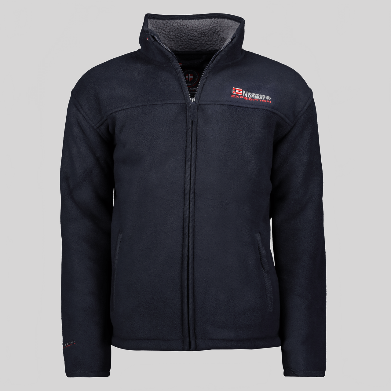 Geographical Norway Usine Homme - Veste polaire contrecollée en sherpa - Geographical Norway USINE_MEN_MARINE_S_SDB-USINE_MEN_MARINE_M_SDB-USINE_MEN_MARINE_L_SDB-USINE_MEN_MARINE_XL_SDB-USINE_MEN_MARINE_XXL_SDB-USINE_MEN_MARINE_3XL_SDB-USINE_MEN_MARINE_4XL_SDB-USINE_MEN_MARINE_5XL_SDB-USINE_MEN_MARINE_6XL_SDB-USINE_MEN_MARINE_7XL_SDB