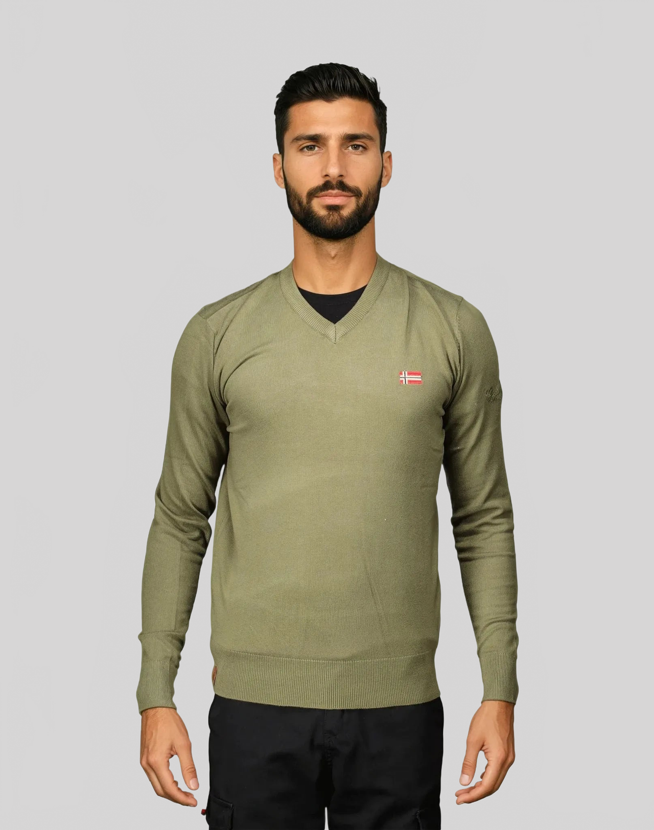 Geographical Norway FELIN Homme - Round neck sweater - Geographical Norway FELIN_MEN_GRIS_CLAIR_SDB-FELIN_MEN_GRIS_FONCE_SDB-FELIN_MEN_OLIVE_SDB-FELIN_MEN_NOIR_S_SDB-FELIN_MEN_GRIS_CLAIR_M_SDB-FELIN_MEN_GRIS_FONCE_M_SDB-FELIN_MEN_OLIVE_M_SDB-FELIN_MEN_NOIR_M_SDB-FELIN_MEN_GRIS_CLAIR_L_SDB-FELIN_MEN_GRIS_FONCE_L_SDB