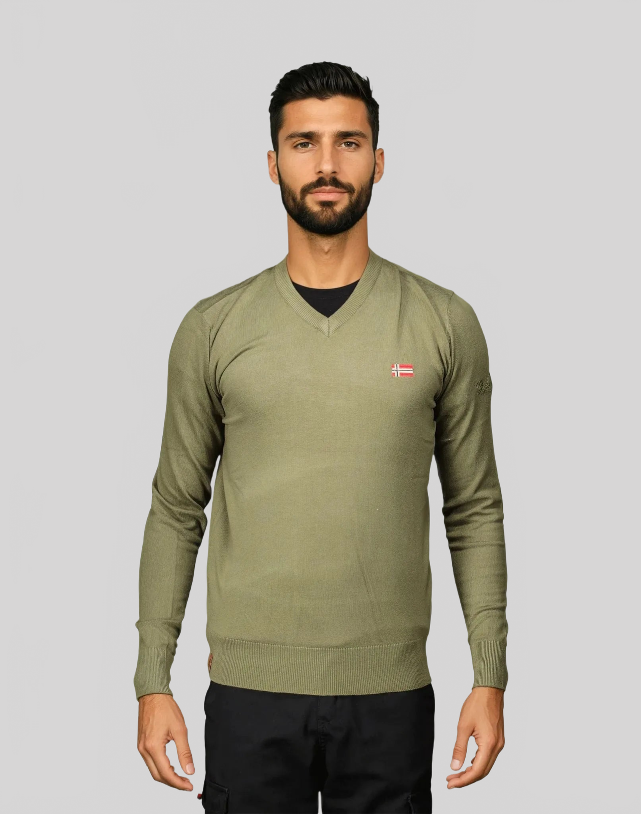Geographical Norway FELIN Homme - Round neck sweater - Geographical Norway FELIN_MEN_GRIS_CLAIR_SDB-FELIN_MEN_GRIS_FONCE_SDB-FELIN_MEN_OLIVE_SDB-FELIN_MEN_NOIR_S_SDB-FELIN_MEN_GRIS_CLAIR_M_SDB-FELIN_MEN_GRIS_FONCE_M_SDB-FELIN_MEN_OLIVE_M_SDB-FELIN_MEN_NOIR_M_SDB-FELIN_MEN_GRIS_CLAIR_L_SDB-FELIN_MEN_GRIS_FONCE_L_SDB