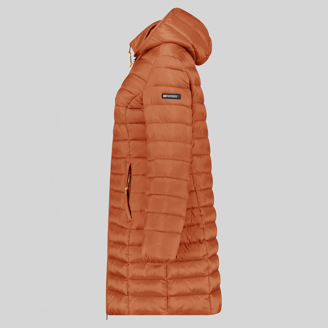 Geographical Norway ATIKOLOR LONG HOOD Mujer - Chaqueta Gris claro
