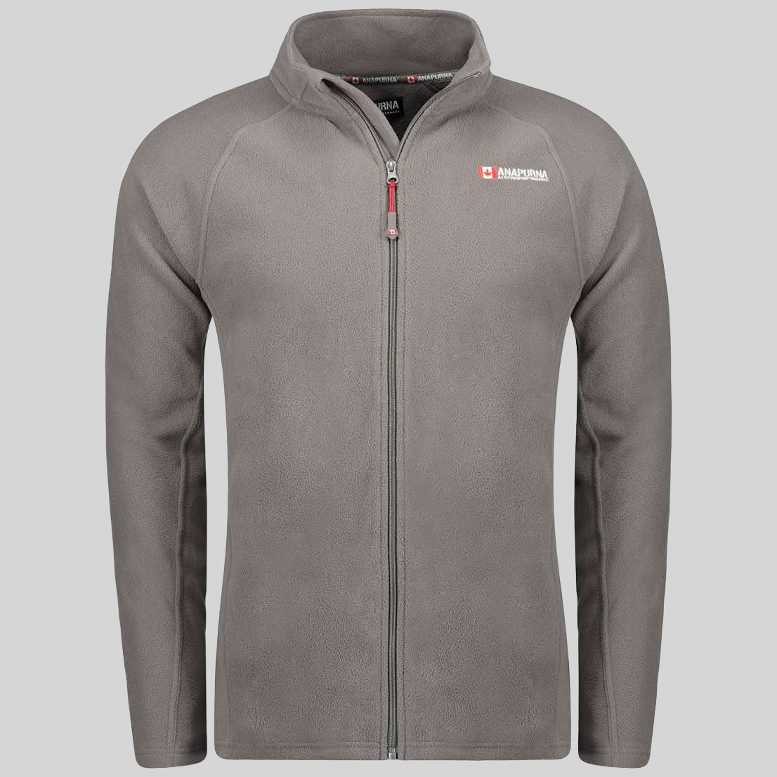 Tonneau Anapurna FZ Homme - Micro-zipped fleece with chest embroidery - Geographical Norway TONNEAU_MEN_FZ_ROUGE_S_AN_SDB-TONNEAU_MEN_FZ_GRIS_FONCE_S_AN_SDB-TONNEAU_MEN_FZ_ROUGE_XL_AN_SDB