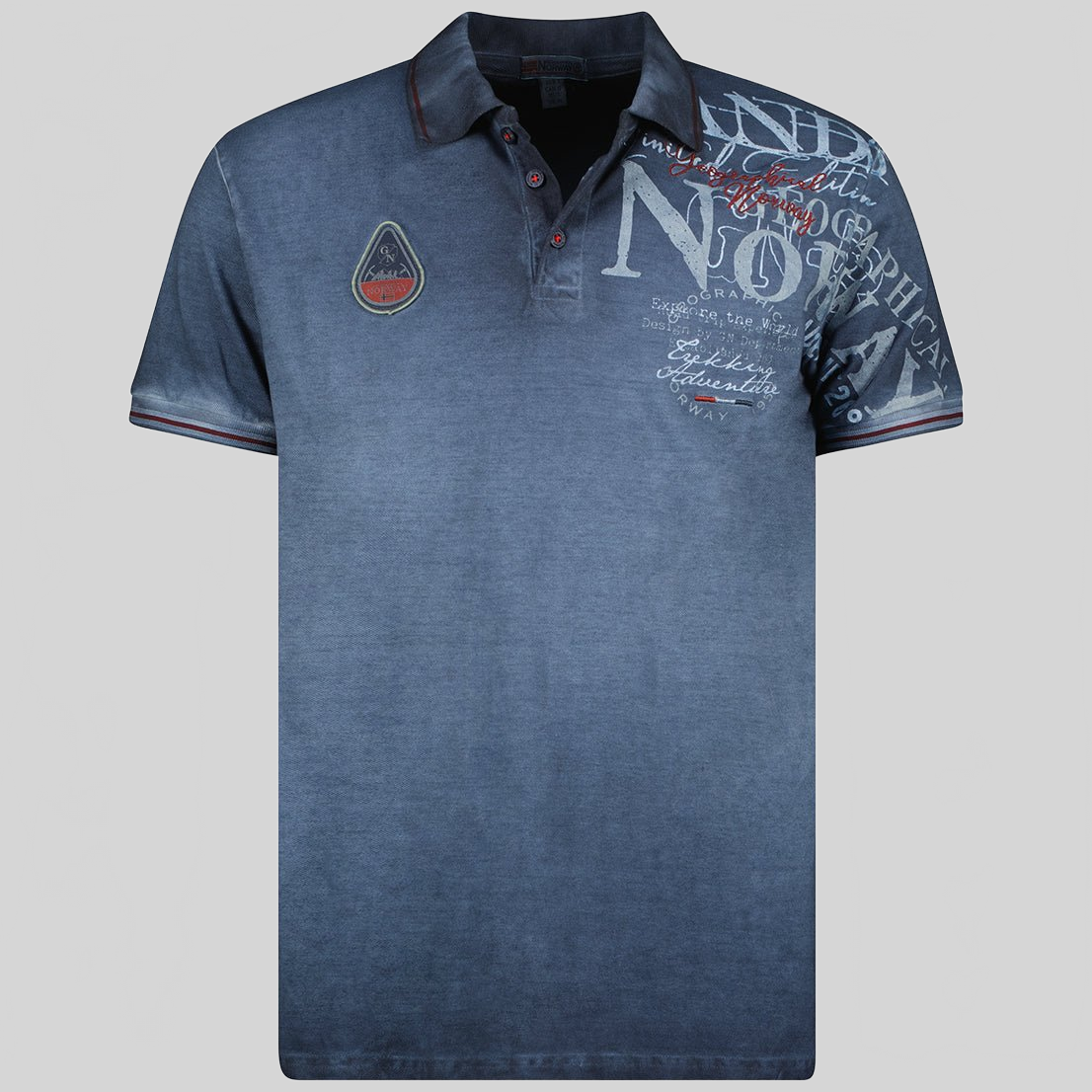 Geographical Norway Kadventure Homme - Short-sleeved polo shirt - Geographical Norway KADVENTURE_MEN_BLEU_M_SDB-KADVENTURE_MEN_BLANC_M_SDB-KADVENTURE_MEN_BLEU_L_SDB-KADVENTURE_MEN_BLANC_L_SDB-KADVENTURE_MEN_BLEU_XL_SDB-KADVENTURE_MEN_BLANC_XL_SDB-KADVENTURE_MEN_BLANC_XXL_SDB-KADVENTURE_MEN_BLEU_XXL_SDB-KADVENTURE_MEN_BLEU_3XL_SDB-KADVENTURE_MEN_MARINE_M_SDB
