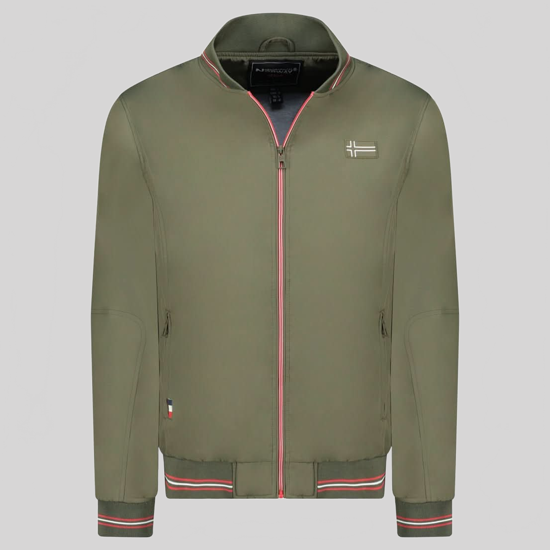 Geographical Norway DALENTE Homme - Spring Jacket avec Drapeau Poitrine et Poches Latérales - Geographical Norway DALENTE_MEN_KAKI_S_SDB-DALENTE_MEN_KAKI_M_SDB-DALENTE_MEN_KAKI_L_SDB-DALENTE_MEN_KAKI_XL_SDB-DALENTE_MEN_KAKI_XXL_SDB-DALENTE_MEN_KAKI_3XL_SDB-DALENTE_MEN_MARINE_S_SDB-DALENTE_MEN_MARINE_M_SDB-DALENTE_MEN_MARINE_L_SDB-DALENTE_MEN_MARINE_XL_SDB