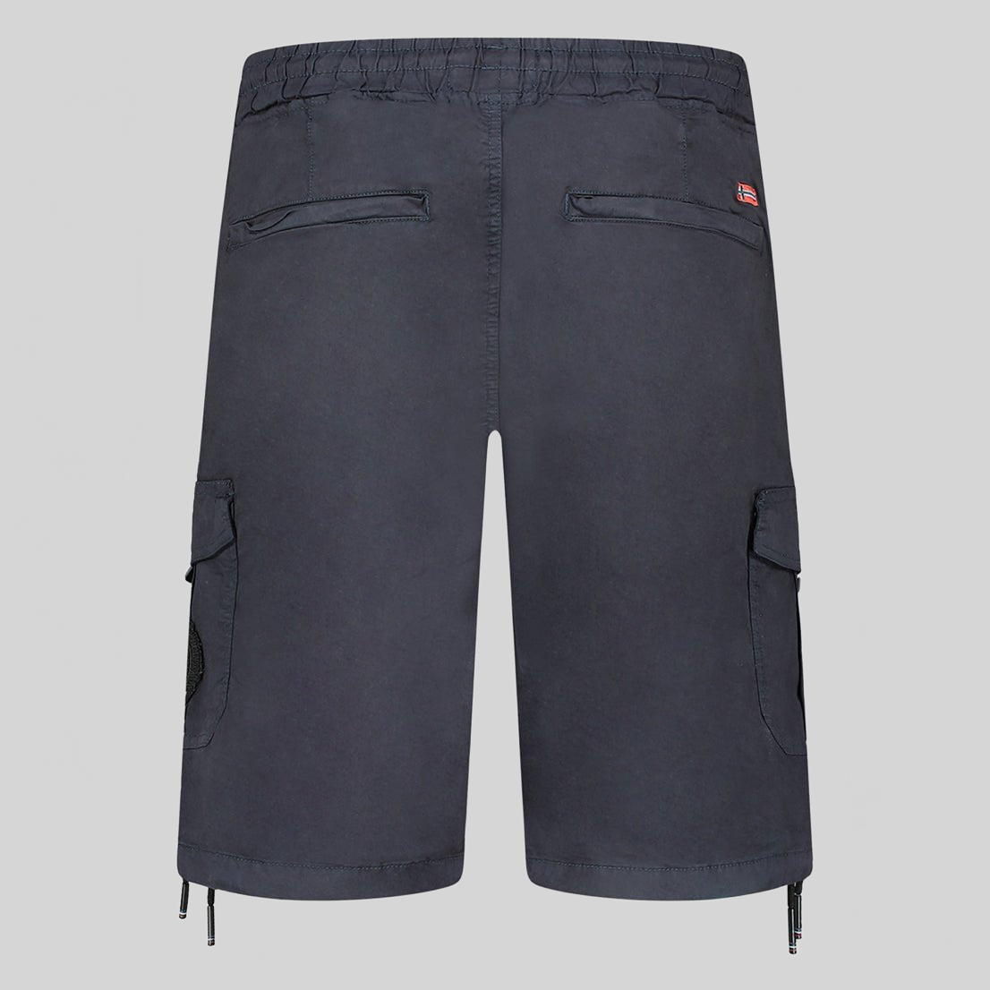 Geographical Geographical Norway Pacaro Hombre - Bermudas cargo con bolsillos, insignias y cordón - Geographical Norway PACARO_MEN_BLEU_S_SDB-PACARO_MEN_BLEU_M_SDB-PACARO_MEN_BLEU_L_SDB-PACARO_MEN_BLEU_XL_SDB-PACARO_MEN_BLEU_XXL_SDB-PACARO_MEN_BLEU_3XL_SDB-PACARO_MEN_MARINE_S_S_SDB-PACARO_MEN_MARINE_M_SDB-PACARO_MEN_MARINE_L_SDB-PACARO_MEN_MARINE_XL_SDB
