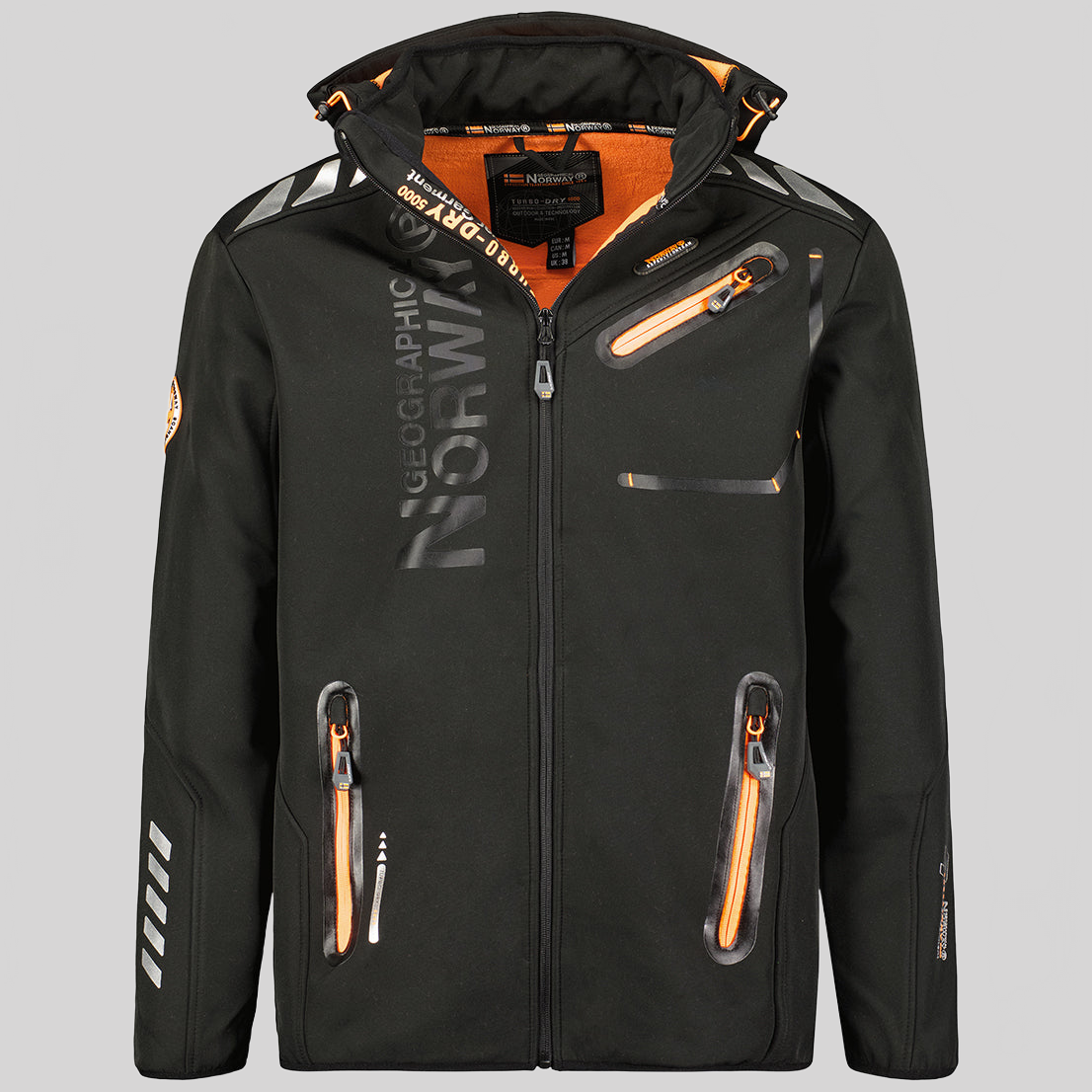 Geographical Norway Royaute Homme - Softshell Schwarz - Geographical Norway - 3XL Schwarz Schwarz