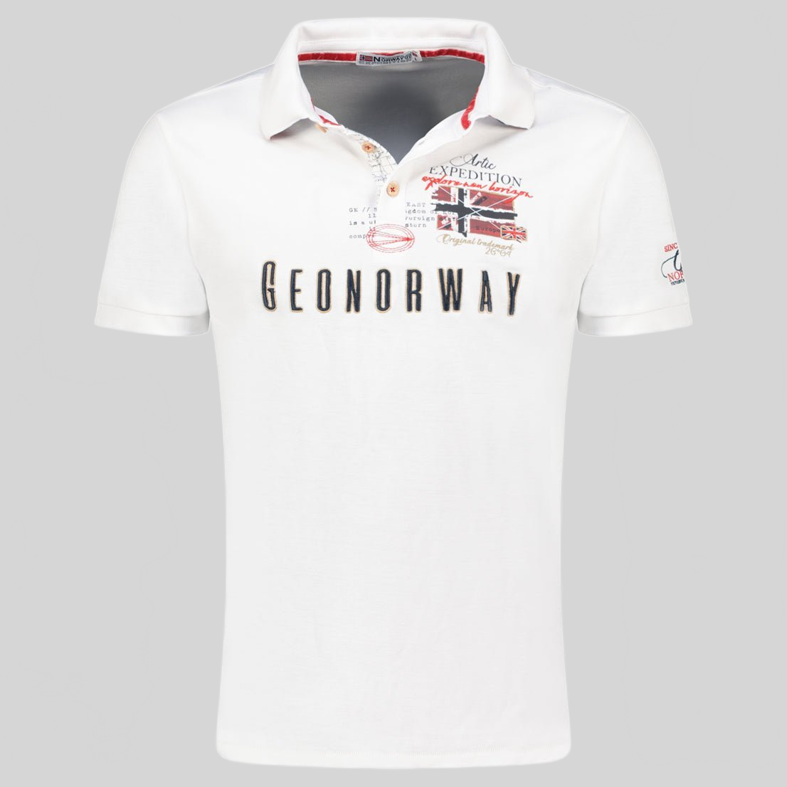 Geographical Norway KASON Hombre - Polo manga corta 100% Algodón - Geographical Norway KASON_MEN_GRIS_CLAIR_S_S_SDB-KASON_MEN_BLANC_S_SDB-KASON_MEN_GRIS_CLAIR_M_SDB-KASON_MEN_BLANC_M_SDB-KASON_MEN_GRIS_CLAIR_L_SDB-KASON_MEN_BLANC_L_SDB-KASON_MEN_GRIS_CLAIR_XL_SDB-KASON_MEN_BLANC_XL_SDB-KASON_MEN_GRIS_CLAIR_XXL_SDB-KASON_MEN_BLANC_XXL_SDB