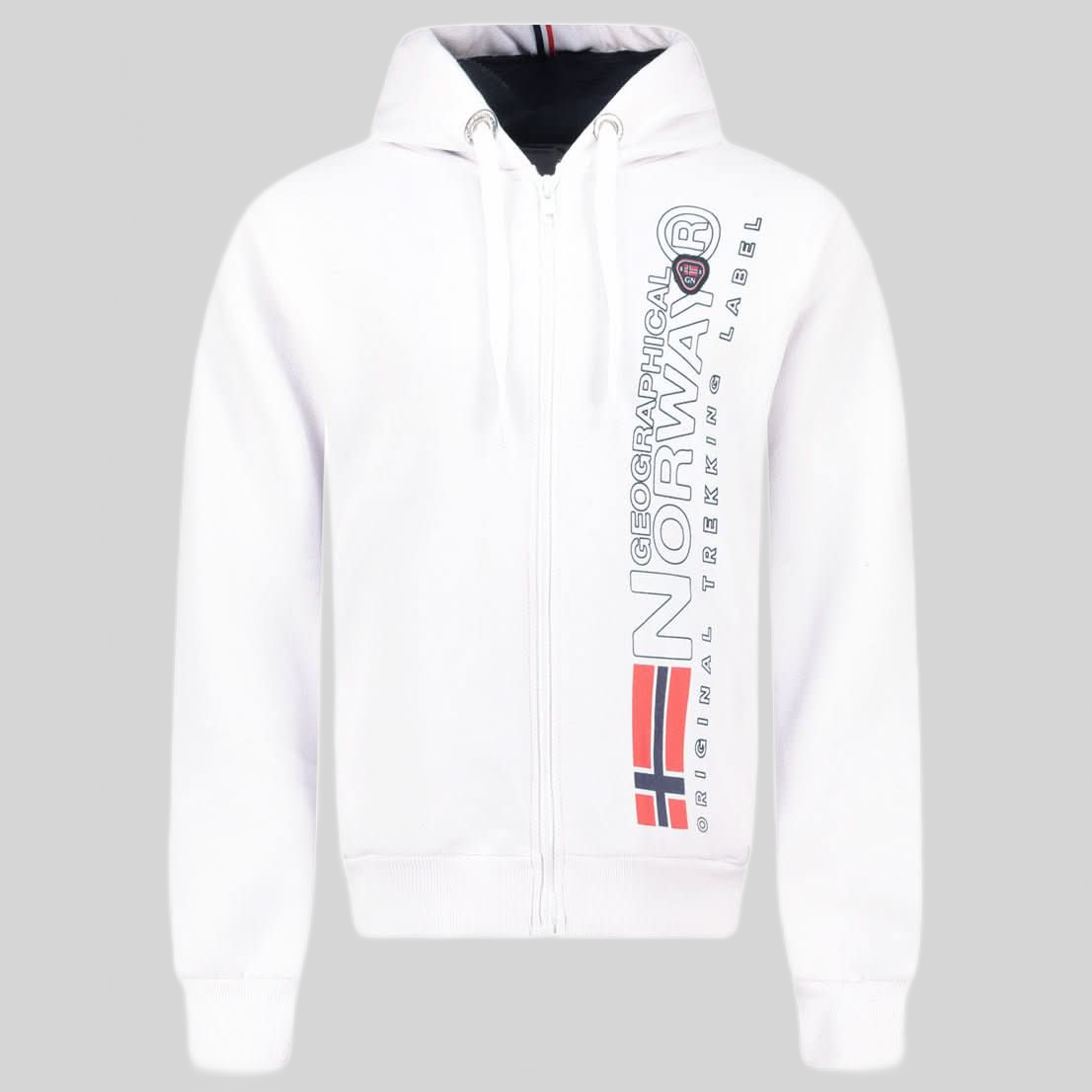 Geographical Norway FOGORA Herren - Kapuzenpullover mit Aufdrucken und Flagge am Ärmel - Geographical Norway FOGORA_MEN_CLARGRIS_S_SDB-FOGORA_MEN_NOIR_S_SDB-FOGORA_MEN_BLANC_S_SDB-.FOGORA_MEN_MARINE_S_SDB-FOGORA_MEN_GRAIS_CLAIR_M_SDB-FOGORA_MEN_SCHWARZ_M_SDB-FOGORA_MEN_BLANC_M_SDB-FOGORA_MEN_MARINE_M_SDB-FOGORA_MEN_GRAIS_CLAIR_L_SDB-FOGORA_MEN_SCHWARZ_L_SDB