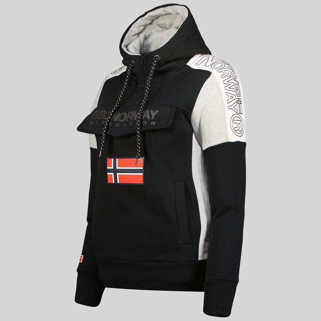 Geographical Norway Fago Femme - Sweat à capuche - Geographical Norway FAGO_LADY_NOIR_S_SDB-FAGO_LADY_MARINE_S_SDB-FAGO_LADY_GRIS_CLAIR_S_SDB-FAGO_LADY_ROUGE_S_SDB-FAGO_LADY_ROSE_FLASH_S_SDB-FAGO_LADY_NOIR_L_SDB-FAGO_LADY_MARINE_M_SDB-FAGO_LADY_GRIS_CLAIR_M_SDB-FAGO_LADY_ROUGE_M_SDB-FAGO_LADY_ROSE_FLASH_M_SDB