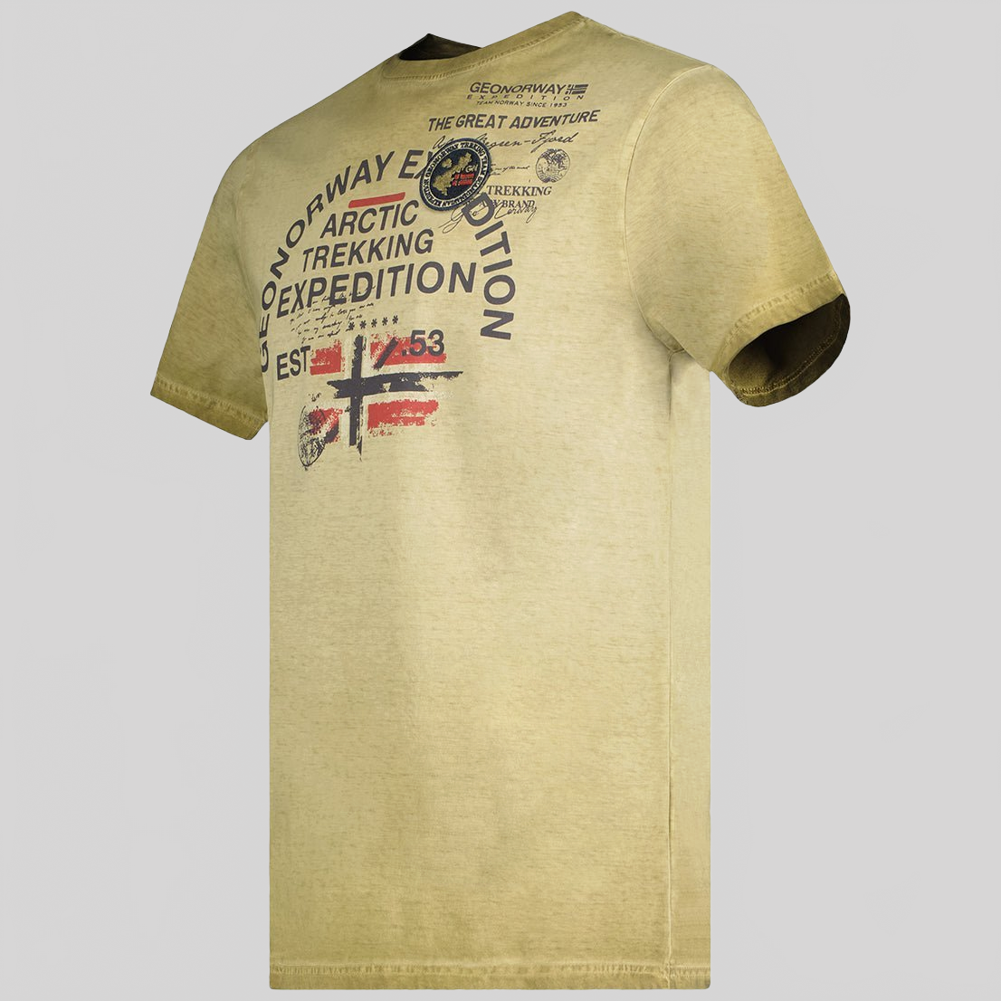 Geographical Norway Geographical Norway Jergen - Camiseta hombre, cuello redondo, manga corta - Geographical Norway JERGEN_MEN_GRIS_CLAIR_XXL_SDB-JERGEN_MEN_KAKI_M_SDB-JERGEN_MEN_MARINE_M_SDB-JERGEN_MEN_KAKI_L_SDB-JERGEN_MEN_MARINE_L_SDB-JERGEN_MEN_KAKI_XL_SDB-JERGEN_MEN_MARINE_XL_SDB-JERGEN_MEN_KAKI_XXL_SDB-JERGEN_MEN_MARINE_XXL_SDB-JERGEN_MEN_KAKI_3XL_SDB
