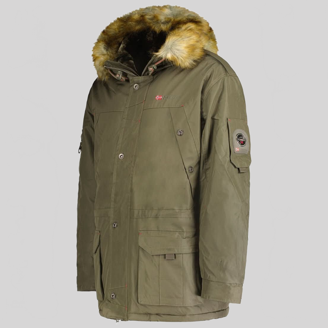 Geographical Norway Abiosaure Men - Warm hooded parka - Geographical Norway ABIOSAURE_MEN_GRIS_FONCE_SDB-ABIOSAURE_MEN_GRIS_FONCE_M_SDB-ABIOSAURE_MEN_GRIS_FONCE_L_SDB-ABIOSAUR_MEN_GRIS_FONCE_XL_SDB-ABIOSAUR_MEN_GRIS_FONCE_XXL_SDB-ABIOSAUR_MEN_GRIS_FONCE_3XL_SDB-ABIOSAUR_MEN_KAKI_S_SDB-ABIOSAUR_MEN_KAKI_M_SDB-ABIOSAUR_MEN_KAKI_L_SDB-ABIOSAUR_MEN_KAKI_XL_SDB