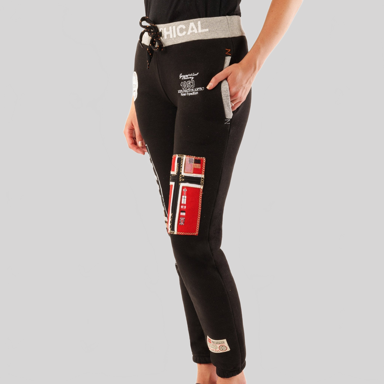 Geographical Norway Myer Femme - Pantalon de jogging bas resserré - Geographical Norway MYER_LADY_GRIS_CLAIR_S_EO_SDB-MYER_LADY_GRIS_CLAIR_M_EO_SDB-MYER_LADY_GRIS_CLAIR_L_EO_SDB-MYER_LADY_GRIS_CLAIR_XL_EO_SDB-MYER_LADY_GRIS_CLAIR_XXL_EO_SDB-MYER_LADY_NOIR_S_EO_SDB-MYER_LADY_NOIR_M_EO_SDB-MYER_LADY_NOIR_L_EO_SDB-MYER_LADY_NOIR_XL_EO_SDB-MYER_LADY_NOIR_XXL_EO_SDB