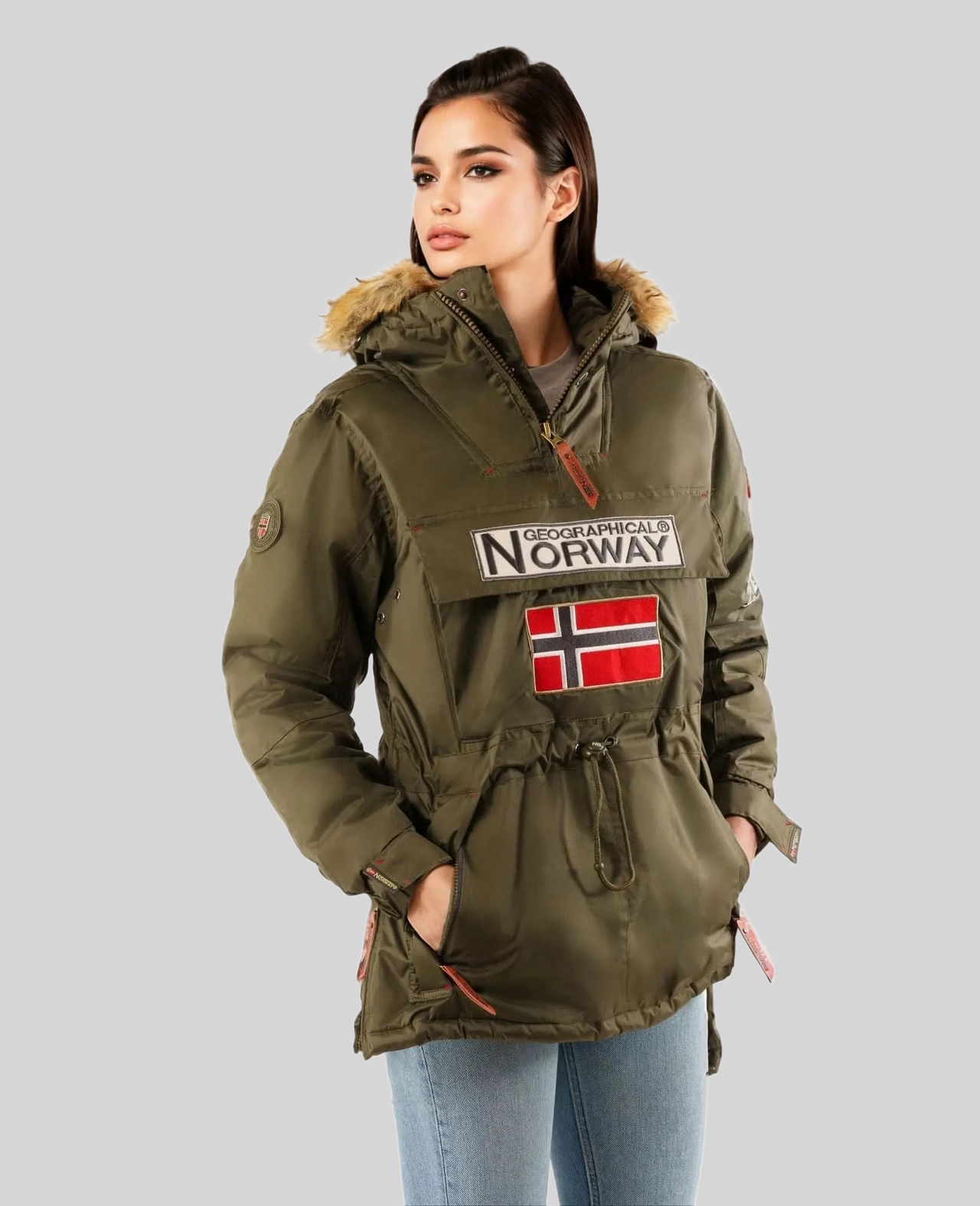 Geographical Norway Bridget Women - Parka - Geographical Norway BRIDGET_LADY_KAKI_SDB-BRIDGET_LADY_KAKI_M_SDB-BRIDGET_LADY_KAKI_L_SDB-BRIDGET_LADY_KAKI_XL_SDB-BRIDGET_LADY_KAKI_XXL_SDB-BRIDGET_LADY_MARINE_SDB-BRIDGET_LADY_MARINE_M_SDB-BRIDGET_LADY_MARINE_L_SDB-BRIDGET_LADY_MARINE_XL_SDB-BRIDGET_LADY_MARINE_XXL_SDB