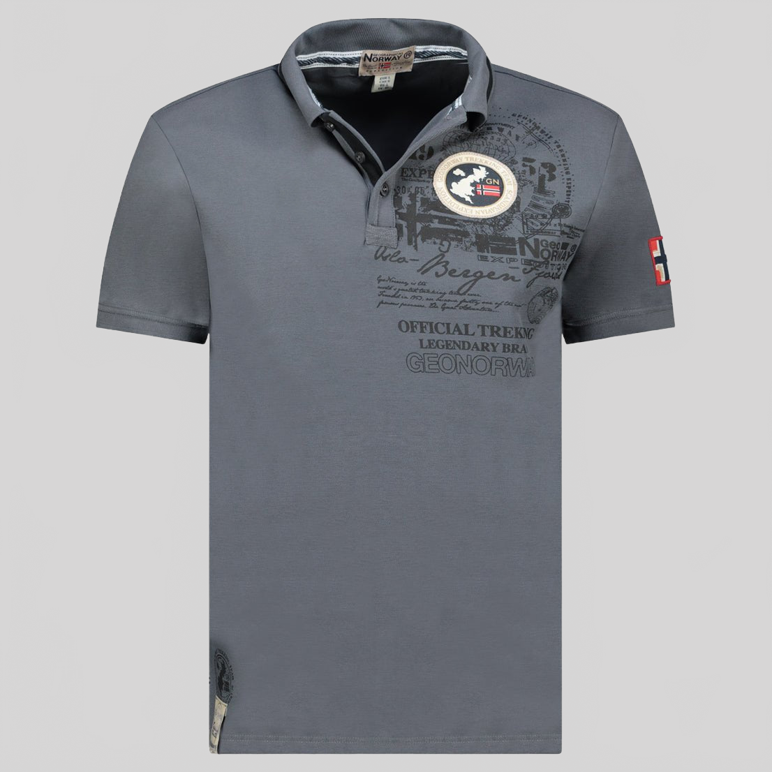 Geographical Norway KARUEN Hombre - Polo Manga Corta 100% Algodón - Geographical Norway KARUEN_MEN_MARINE_S_SDB-KARUEN_MEN_MARINE_SDB-KARUEN_MEN_MARINE_L_SDB-KARUEN_MEN_MARINE_XL_SDB-KARUEN_MEN_MARINE_XXL_SDB-KARUEN_MEN_MARINE_3XL_SDB-KARUEN_MEN_GRIS_FONCE_SDB-KARUEN_MEN_GRIS_FONCE_M_SDB-KARUEN_MEN_GRIS_FONCE_L_SDB-KARUEN_MEN_GRIS_FONCE_XL_SDB