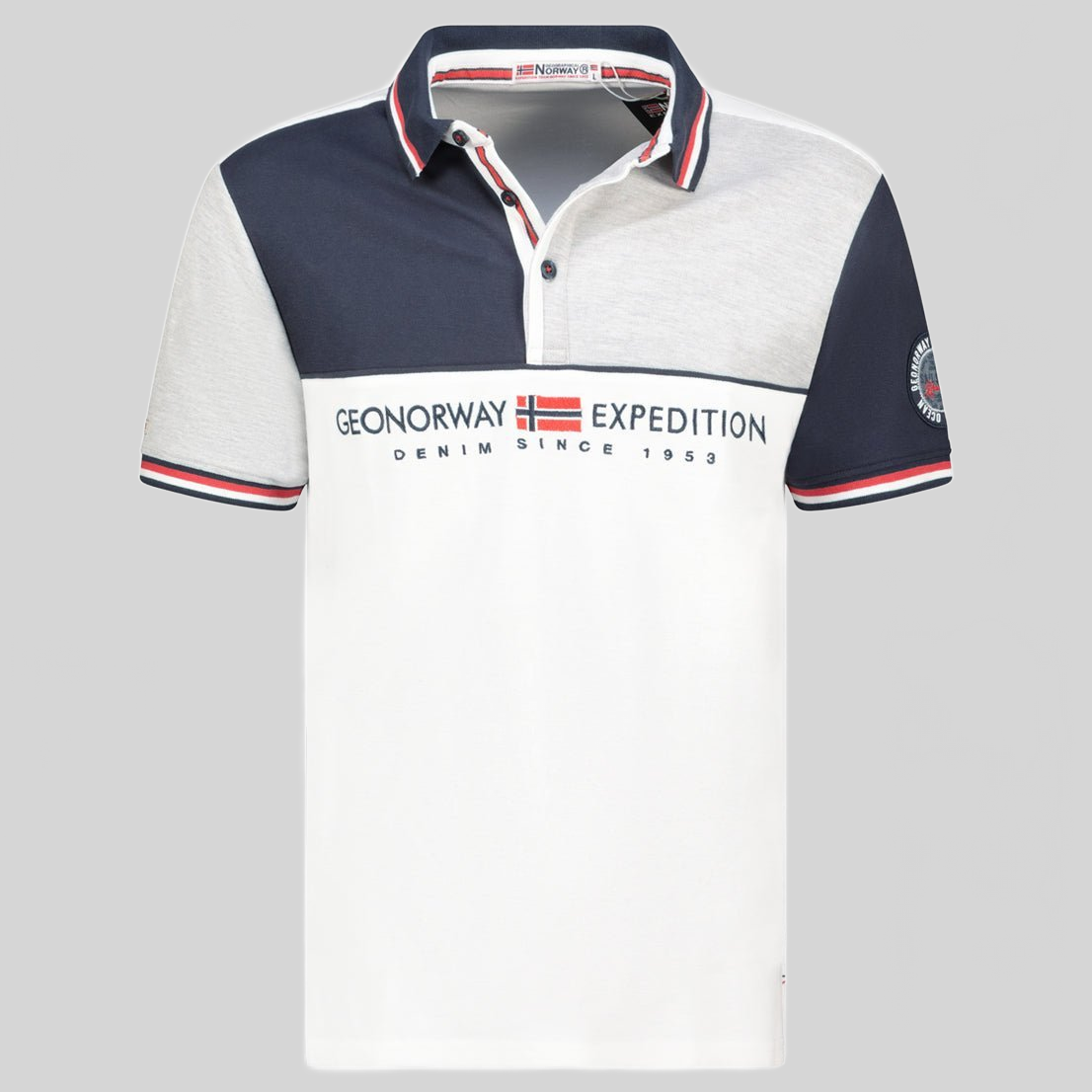 Geographical Norway KONDO Homme - Polo Manches Courtes 100% Coton - Geographical Norway KONDO_MEN_MARINE_S_SDB-KONDO_MEN_BLANC_S_SDB-KONDO_MEN_MARINE_M_SDB-KONDO_MEN_BLANC_M_SDB-KONDO_MEN_MARINE_L_SDB-KONDO_MEN_BLANC_L_SDB-KONDO_MEN_MARINE_XL_SDB-KONDO_MEN_BLANC_XL_SDB-KONDO_MEN_MARINE_XXL_SDB-KONDO_MEN_BLANC_XXL_SDB