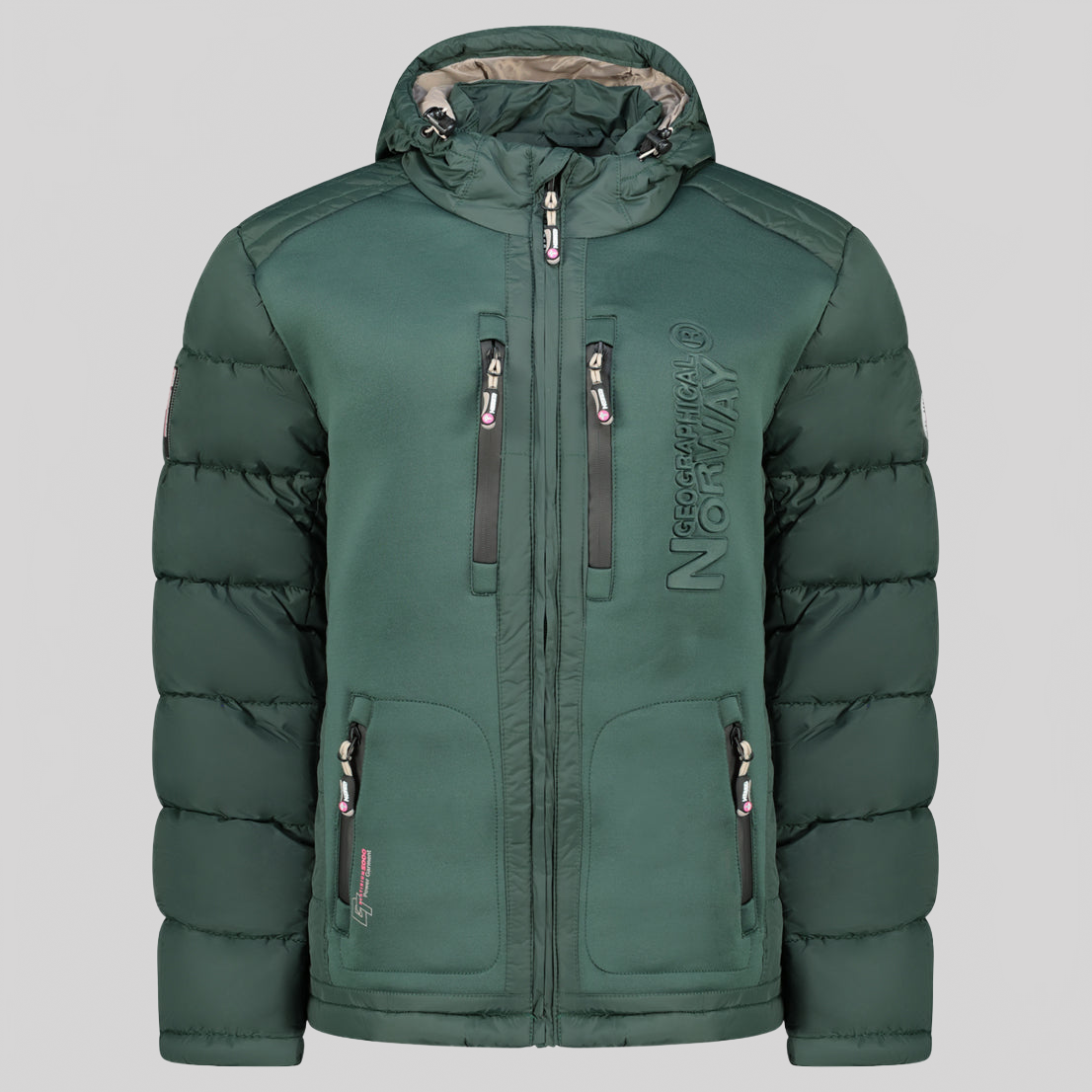 Geographical Norway Beachwood Femme - Steppjacke aus kontrastierendem, wattiertem Bi-Material - Geographical Norway BEACHWOOD_LADY_MARINE_S_SDB-BEACHWOOD_LADY_MARINE_M_SDB-BEACHWOOD_LADY_MARINE_L_SDB-BEACHWOOD_LADY_MARINE_XL_SDB-BEACHWOOD_LADY_MARINE_XXL_SDB-BEACHWOOD_LADY_SCHWARZ_S_SDB-BEACHWOOD_LADY_SCHWARZ_M_SDB-BEACHWOOD_LADY_SCHWARZ_L_SDB-BEACHWOOD_LADY_SCHWARZ_XL_SDB-BEACHWOOD_LADY_SCHWARZ_XXL_SDB