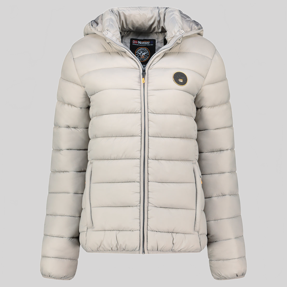 Geographical Norway ATIKAMAP HOOD Damen - Jacke Hellgrau