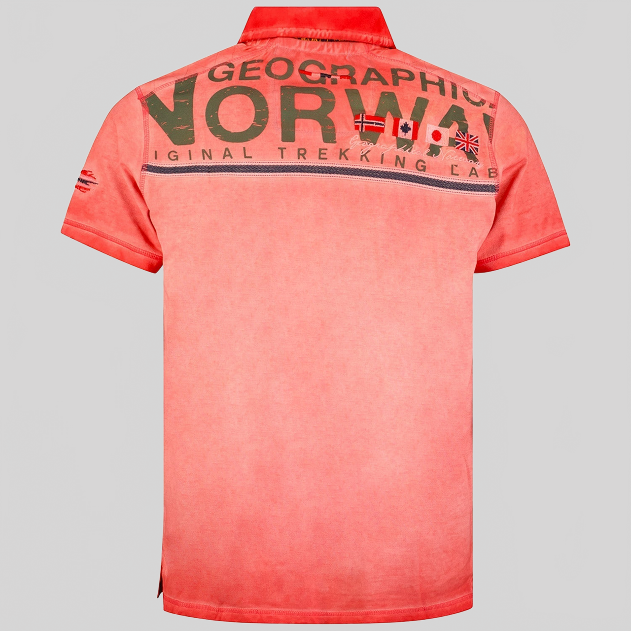 Geographical Norway Kamo Homme - Faded effect short sleeve polo shirt - Geographical Norway KAMO_MEN_CORAIL_M_SDB-KAMO_MEN_CORAIL_L_SDB-KAMO_MEN_CORAIL_XL_SDB-KAMO_MEN_BLEU_M_SDB-KAMO_MEN_BLEU_L_SDB-KAMO_MEN_BLEU_XL_SDB-KAMO_MEN_BLEU_XXL_SDB-KAMO_MEN_GRIS_CLAIR_S_SDB-KAMO_MEN_GRIS_CLAIR_M_SDB-KAMO_MEN_GRIS_CLAIR_L_SDB