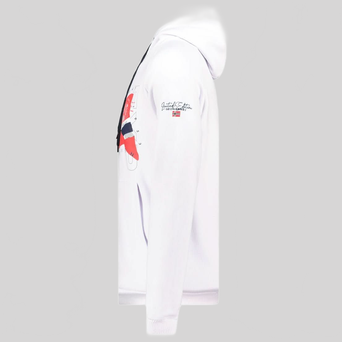 Geographical Norway GDRAP Homme - Kapuzenpullover mit Flagge und Aufdrucken - Geographical Norway GDRAP_MEN_MARINE_S_SDB-GDRAP_MEN_BLANC_S_SDB-GDRAP_MEN_MARINE_M_SDB-.GDRAP_MEN_WEISS_M_SDB-GDRAP_MEN_MARINE_L_SDB-GDRAP_MEN_BLANC_L_SDB-GDRAP_MEN_MARINE_XL_SDB-GDRAP_MEN_BLANC_XL_SDB-GDRAP_MEN_MARINE_XXL_SDB-GDRAP_MEN_BLANC_XXL_SDB