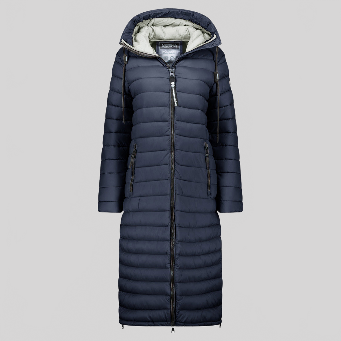 Geographical Norway AZULE LONG Damen - Jacke Hellblau