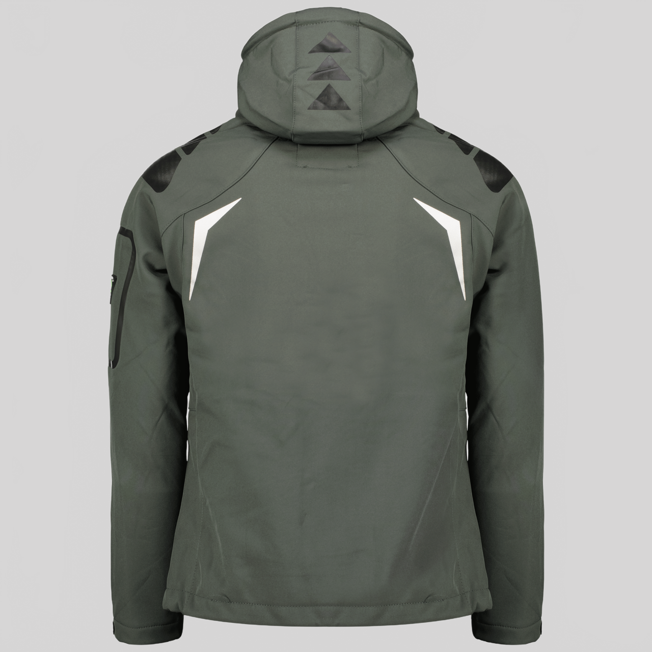 Geographical Norway Techno Homme - Blouson Softshell Gris Foncé Rouge - Geographical Norway - S Gris Foncé Rouge