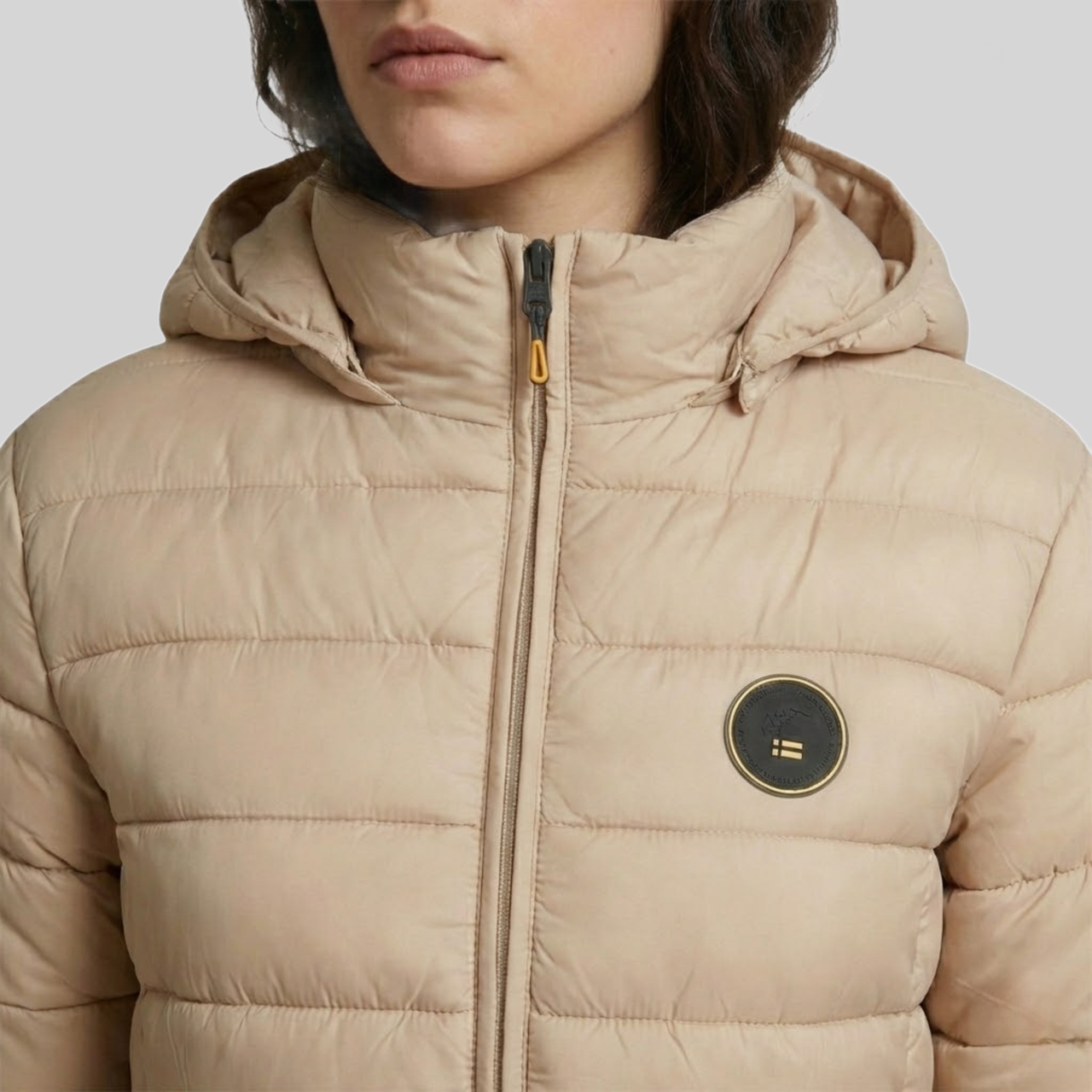 Geographical Norway ATIKAMAP HOOD Damen - Jacke Hellgrau