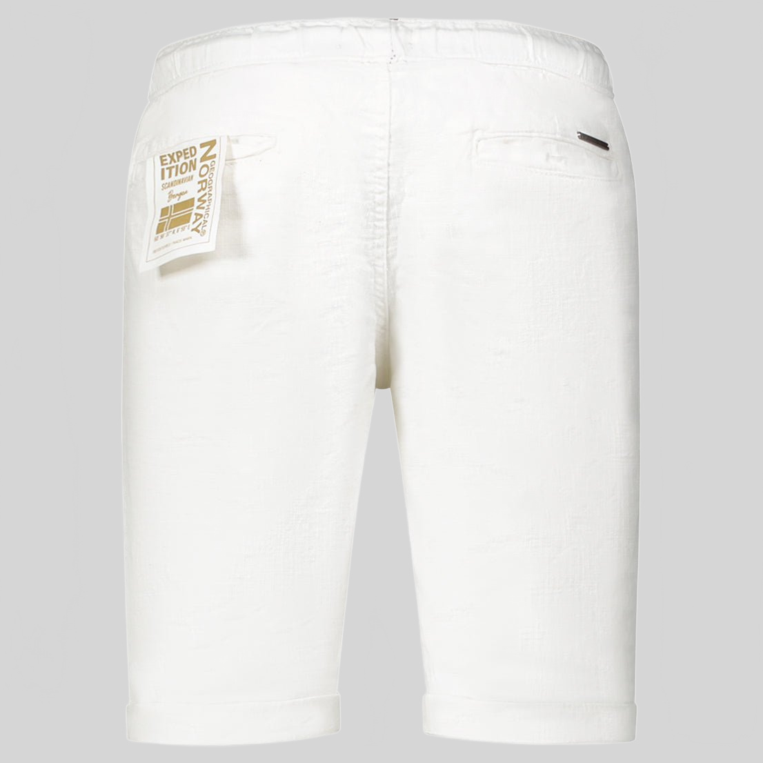 Geographical Norway Ponge Homme - Bermuda avec badge et poches arrière - Geographical Norway PONGE_MEN_NOIR_S_SDB-PONGE_MEN_MARINE_S_SDB-PONGE_MEN_BLANC_CASSE_S_SDB-PONGE_MEN_BEIGE_S_SDB-PONGE_MEN_KAKI_S_SDB-PONGE_MEN_BLANC_CASSE_M_SDB-PONGE_MEN_BEIGE_M_SDB-PONGE_MEN_KAKI_M_SDB-PONGE_MEN_MARINE_M_SDB-PONGE_MEN_NOIR_M_SDB