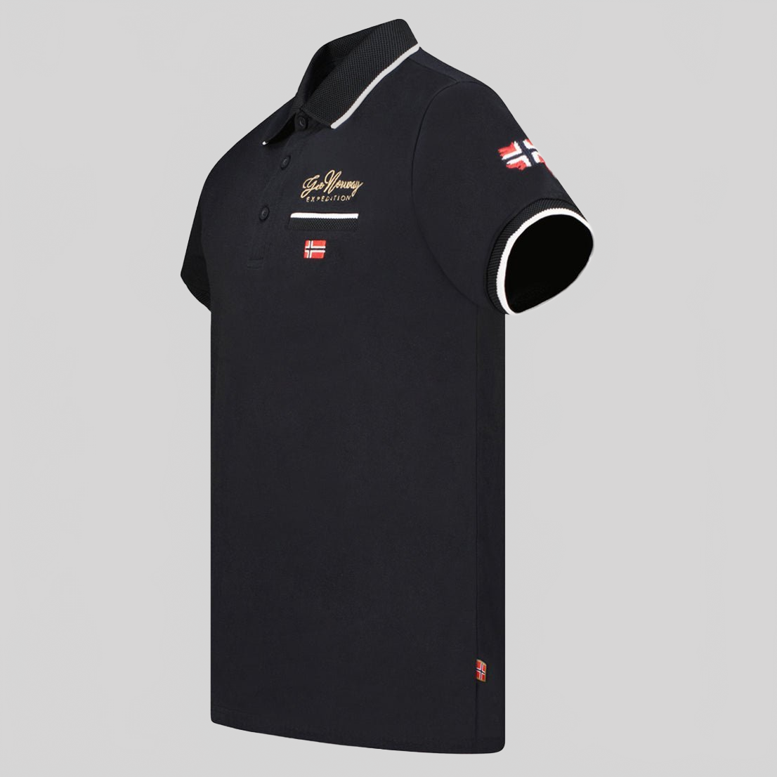 Geographical Norway KARA Homme - Polo à Manches Courtes, Poche - Geographical Norway KARA_MEN_BLANC_S_SDB-KARA_MEN_NOIR_S_SDB-KARA_MEN_KAKI_S_SDB-KARA_MEN_BLANC_M_SDB-KARA_MEN_NOIR_M_SDB-KARA_MEN_KAKI_M_SDB-KARA_MEN_BLANC_L_SDB-KARA_MEN_NOIR_L_SDB-KARA_MEN_KAKI_L_SDB-KARA_MEN_NOIR_XL_SDB