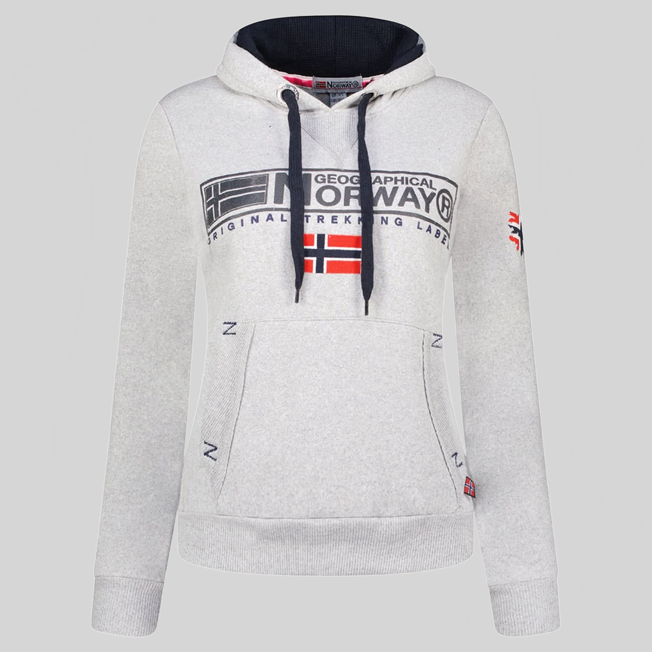 Geographical Norway Gasic Women - Hooded sweatshirt - Geographical Norway GASIC_LADY_MARINE_SDB-GASIC_LADY_GRIS_CLAIR_SDB-GASIC_LADY_NOIR_SDB-GASIC_LADY_ROSE_FLASH_S_SDB-GASIC_LADY_ROUGE_S_SDB-GASIC_LADY_MARINE_M_SDB-GASIC_LADY_GRIS_CLAIR_M_SDB-GASIC_LADY_NOIR_M_SDB-GASIC_LADY_ROSE_FLASH_M_SDB-GASIC_LADY_ROUGE_M_SDB
