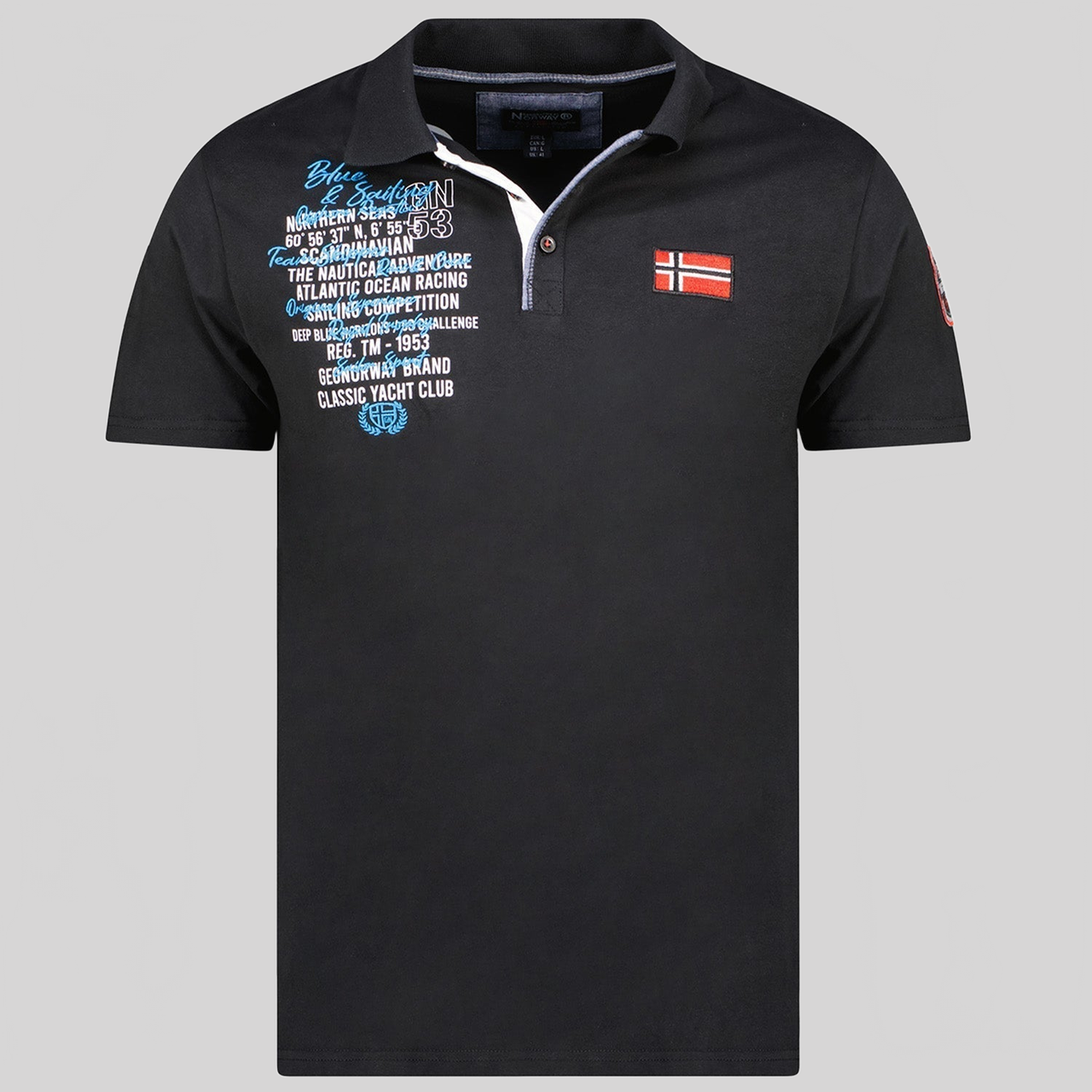 Geographical Geographical Norway KANCRE Men - Polo de manga corta, Bandera y escudo - Geographical Norway KANCRE_MEN_GRIS_CLAIR_S_SDB-KANCRE_MEN_GRIS_CLAIR_M_SDB-KANCRE_MEN_GRIS_CLAIR_L_SDB-KANCRE_MEN_GRIS_CLAIR_XL_SDB-KANCRE_MEN_GRIS_CLAIR_XXL_SDB-KANCRE_MEN_MARINE_M_SDB-KANCRE_MEN_MARINE_L_SDB-KANCRE_MEN_MARINE_XL_SDB-KANCRE_MEN_MARINE_XXL_SDB-KANCRE_MEN_MARINE_3XL_SDB