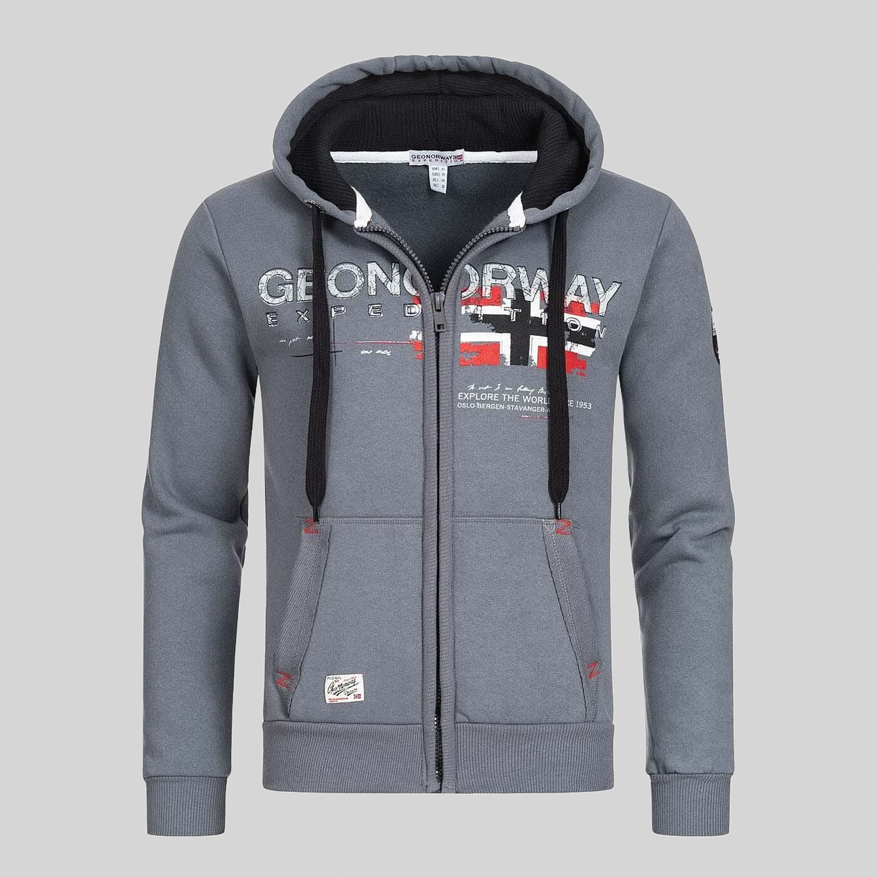 Geographical Norway Gisland Uomo - Felpa con cappuccio - Geographical Norway GISLAND_MEN_GRIS_CLAIR_SDB-GISLAND_MEN_GRIS_CLAIR_M_SDB-GISLAND_MEN_GRIS_CLAIR_L_SDB-GISLAND_MEN_GRIS_CLAIR_XL_SDB-GISLAND_MEN_GRIS_CLAIR_XXL_SDB-GISLAND_MEN_GRIS_FONCE_SDB-GISLAND_MEN_GRIS_FONCE_M_SDB-GISLAND_MEN_GRIS_FONCE_L_SDB-GISLAND_MEN_GRIS_FONCE_XL_SDB-GISLAND_MEN_GRIS_FONCE_XXL_SDB