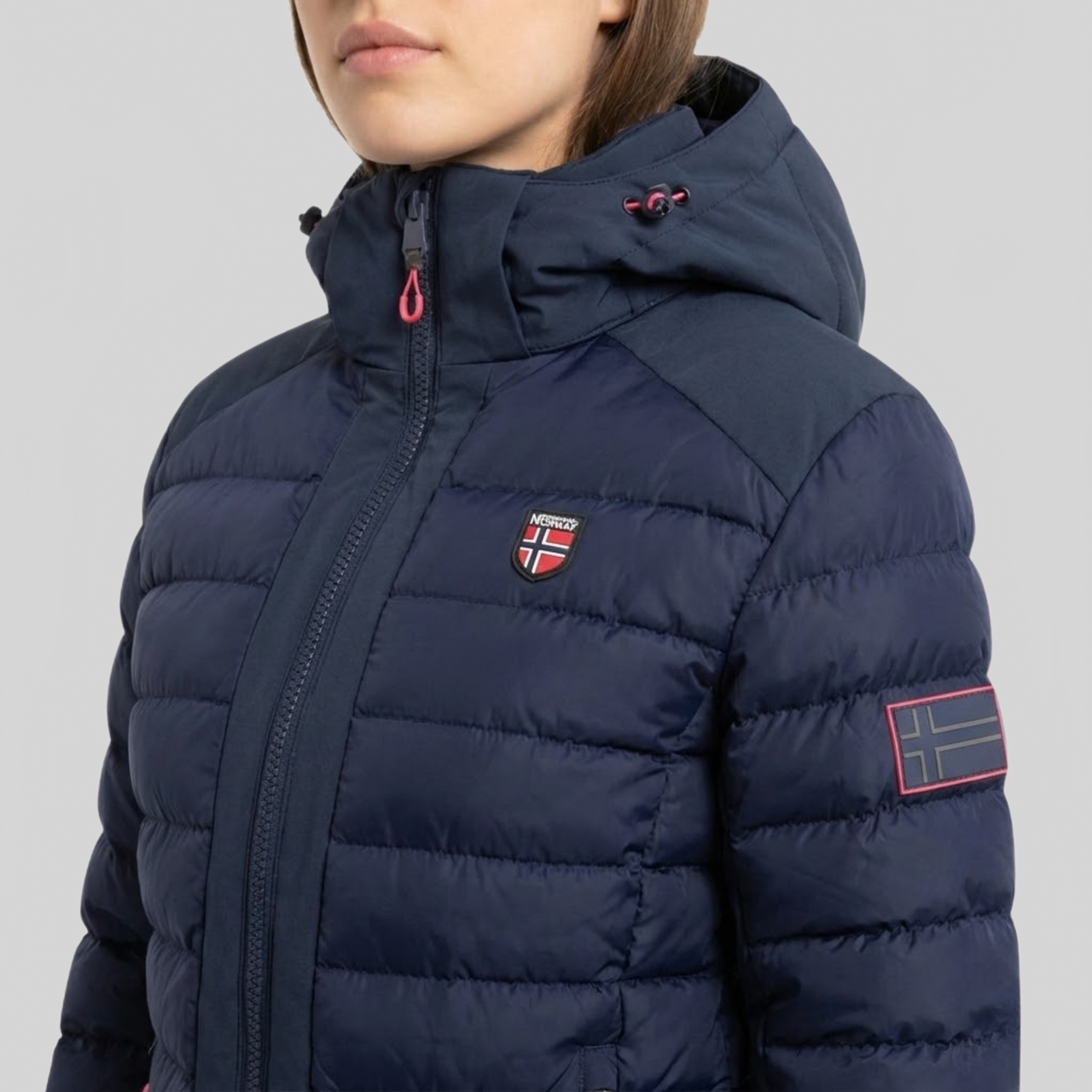 Geographical Norway Aurelien Damen - Leichte Jacke Zweifarbig - Geographical Norway AURELIEN_LADY_MARINE_S_SDB-AURELIEN_LADY_MARINE_M_SDB-AURELIEN_LADY_MARINE_L_SDB-?AURELIEN_LADY_MARINE_XL_SDB-AURELIEN_LADY_MARINE_XXL_SDB-AURELIEN_LADY_SCHWARZ_S_SDB-AURELIEN_LADY_SCHWARZ_M_SDB-AURELIEN_LADY_SCHWARZ_L_SDB-AURELIEN_LADY_SCHWARZ_XL_SDB-AURELIEN_LADY_SCHWARZ_XXL_SDB