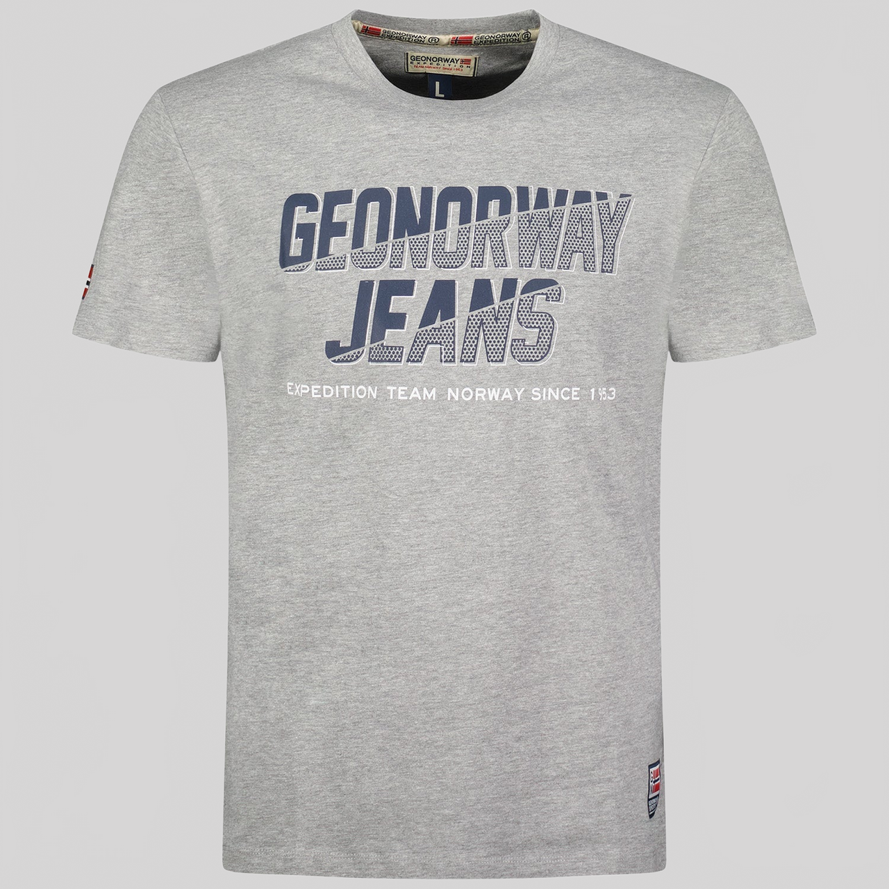 Geographical Norway Jasper - T-shirt Homme Col Rond avec Drapeau et Impressions - Geographical Norway JASPER_MEN_NOIR_M_SDB-JASPER_MEN_BLANC_M_SDB-JASPER_MEN_MARINE_M_SDB-JASPER_MEN_GRIS_CLAIR_M_SDB-JASPER_MEN_ROUGE_M_SDB-JASPER_MEN_GRIS_CLAIR_L_SDB-JASPER_MEN_MARINE_L_SDB-JASPER_MEN_BLANC_L_SDB-JASPER_MEN_ROUGE_L_SDB-JASPER_MEN_NOIR_L_SDB