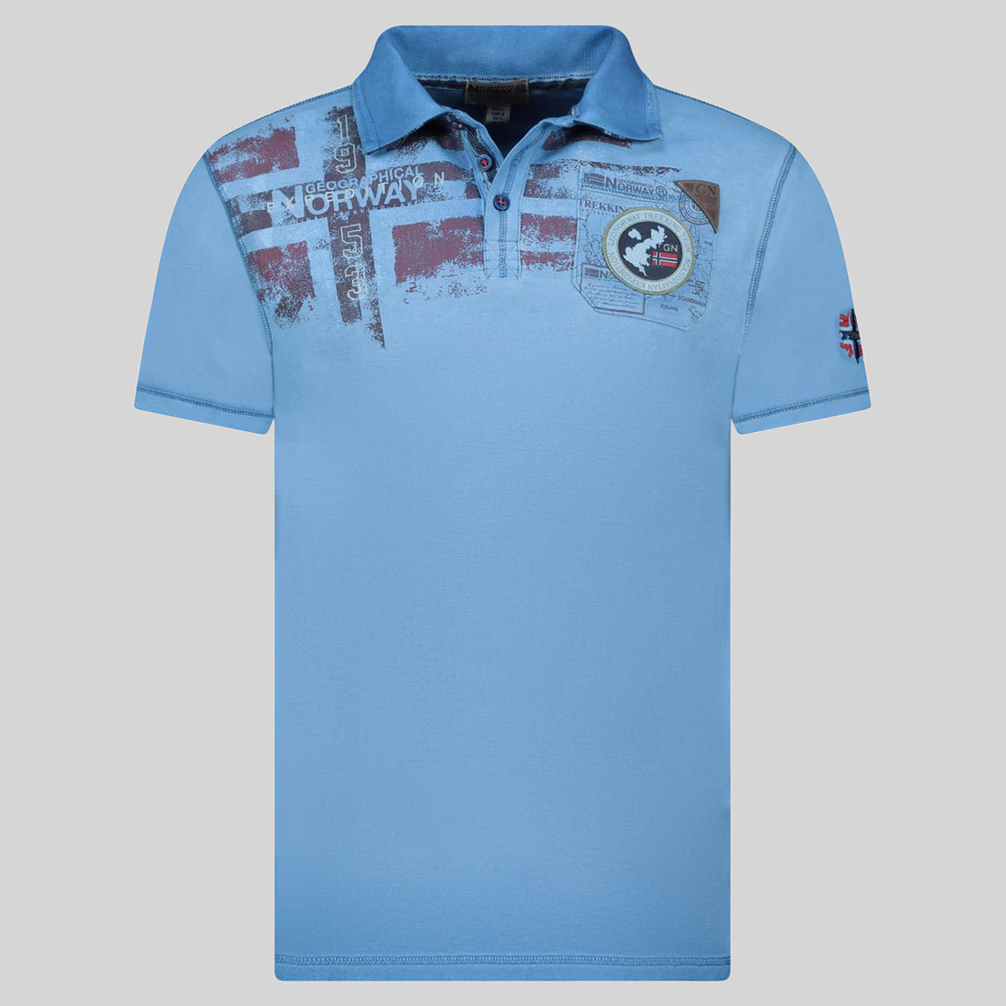 Geographical Norway ográfica KIMAC Hombre - Polo Manga Corta 100% Algodón - Geographical Norway KIMAC_MEN_BEIGE_S_SDB-KIMAC_MEN_BEIGE_M_SDB-KIMAC_MEN_BEIGE_L_SDB-KIMAC_MEN_BEIGE_XL_SDB-KIMAC_MEN_BEIGE_XXL_SDB-KIMAC_MEN_BEIGE_3XL_SDB-KIMAC_MEN_BLEU_S_SDB-KIMAC_MEN_BLEU_M_SDB-KIMAC_MEN_BLEU_XL_SDB-KIMAC_MEN_BLEU_XL_SDB