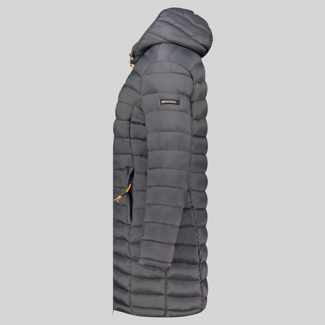 Geographical Norway ATIKOLOR LONG HOOD Mujer - Chaqueta Negro