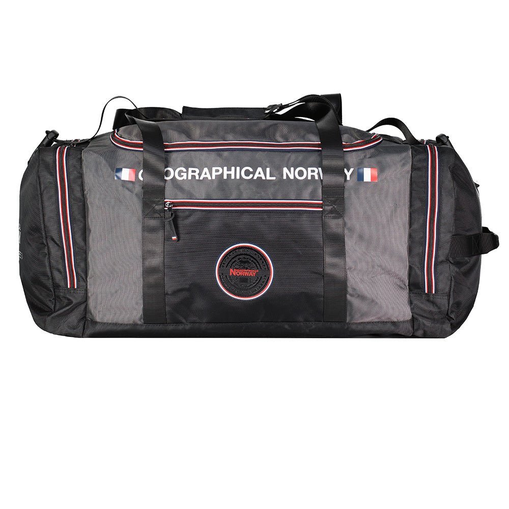 Geographical Norway Shannon - Borsa grande da viaggio e sportiva con tasche e manico - Geographical Norway SHANNON_SAC_KAKI_NOIR_SDB-SHANNON_SAC_NOIR_GRIS_FONCE_SDB-SHANNON_SAC_MARINE_GRIS_FONCE_SDB-SHANNON_SAC_GRIS_FONCE_MARINE_SDB-SHANNON_SAC_ROUGE_MARINE_SDB