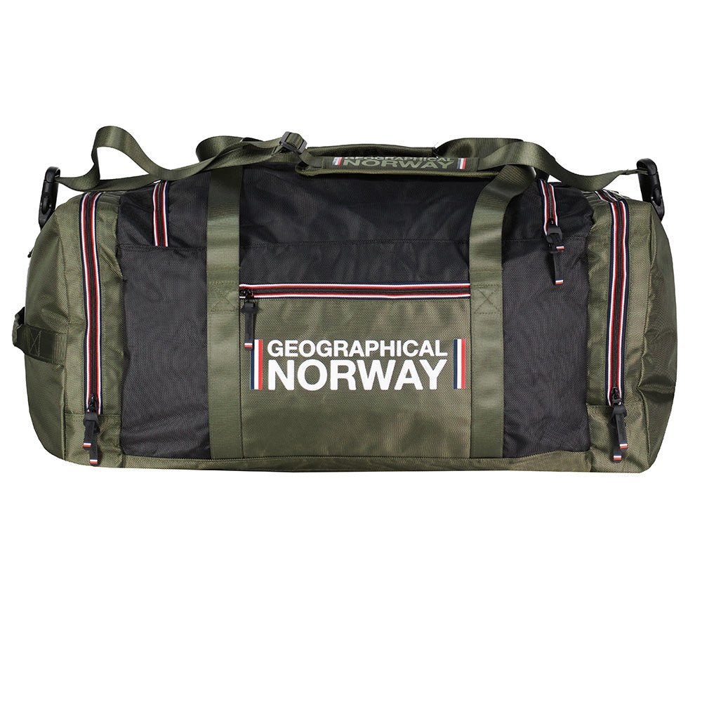 Geographical Norway Shannon - Sac de Sport et Voyage Grand Format avec Poches et Poignée - Geographical Norway SHANNON_SAC_KAKI_NOIR_SDB-SHANNON_SAC_NOIR_GRIS_FONCE_SDB-SHANNON_SAC_MARINE_GRIS_FONCE_SDB-SHANNON_SAC_GRIS_FONCE_MARINE_SDB-SHANNON_SAC_ROUGE_MARINE_SDB
