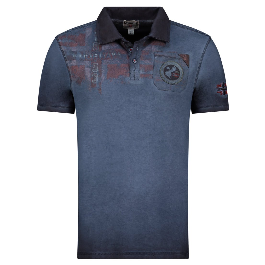 Geographical Norway KIMAC Homme - Polo Short Sleeve 100% Baumwolle - Geographical Norway KIMAC_MEN_BEIGE_S_SDB-KIMAC_MEN_BEIGE_M_SDB-KIMAC_MEN_BEIGE_L_SDB-.KIMAC_MEN_BEIGE_XL_SDB-KIMAC_MEN_BEIGE_XXL_SDB-KIMAC_MEN_BEIGE_3XL_SDB-KIMAC_MEN_BLEU_S_SDB-KIMAC_MEN_BLEU_M_SDB-KIMAC_MEN_BLEU_L_SDB-KIMAC_MEN_BLEU_XL_SDB