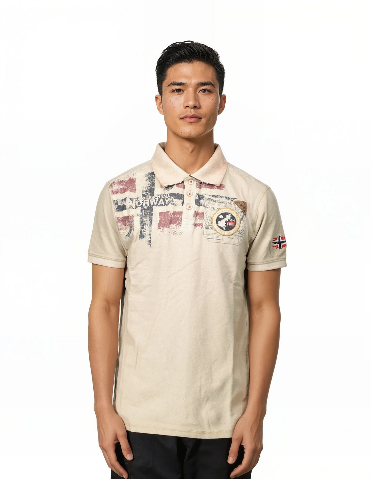 Geographical Norway KIMAC Homme - Polo Short Sleeve 100% Baumwolle - Geographical Norway KIMAC_MEN_BEIGE_S_SDB-KIMAC_MEN_BEIGE_M_SDB-KIMAC_MEN_BEIGE_L_SDB-.KIMAC_MEN_BEIGE_XL_SDB-KIMAC_MEN_BEIGE_XXL_SDB-KIMAC_MEN_BEIGE_3XL_SDB-KIMAC_MEN_BLEU_S_SDB-KIMAC_MEN_BLEU_M_SDB-KIMAC_MEN_BLEU_L_SDB-KIMAC_MEN_BLEU_XL_SDB