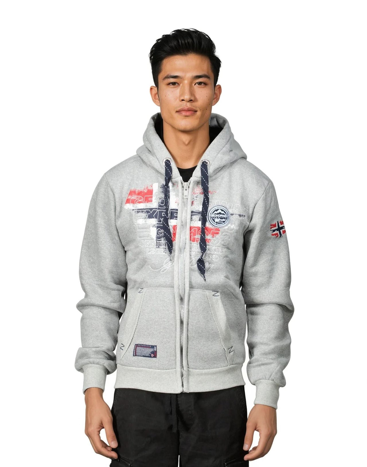 Geographical Norway Gutta Homme - Sweatshirt mit Reißverschluss - Geographical Norway GUTTA_MEN_NOIR_S_SDB-GUTTA_MEN_NOIR_M_SDB-GUTTA_MEN_NOIR_L_SDB-GUTTA_MEN_NOIR_XL_SDB-.GUTTA_MEN_SCHWARZ_XXL_SDB-GUTTA_MEN_SCHWARZ_3XL_SDB-GUTTA_MEN_MARINE_S_SDB-GUTTA_MEN_MARINE_M_SDB-GUTTA_MEN_MARINE_L_SDB-GUTTA_MEN_MARINE_XL_SDB