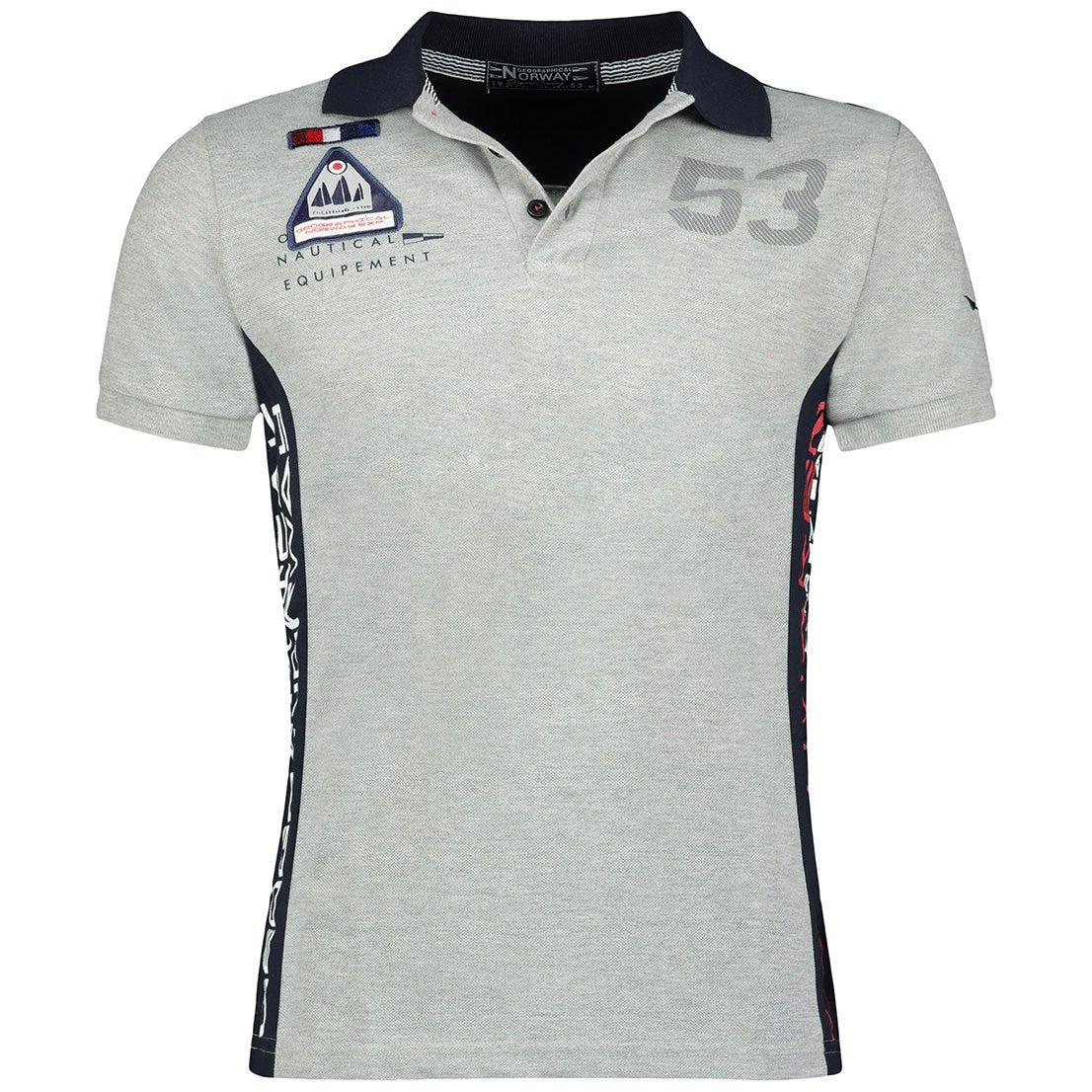 Geographical Norway Kupcorn Homme - Polo-Shirt mit kurzen Ärmeln, Drucke und gesticktes Abzeichen - Geographical Norway KUPCORN_MEN_TAUPE_S_SDB-KUPCORN_MEN_BLANC_S_SDB-KUPCORN_MEN_CORAIL_S_S_DB-KUPCORN_MEN_ROUGE_S_SDB-.KUPCORN_MEN_HELLGRAU_S_S_SDB-KUPCORN_MEN_MARINE_S_S_SDB-KUPCORN_MEN_WEISS_M_SDB-KUPCORN_MEN_ROT_M_SDB-KUPCORN_MEN MARINE_M_SDB-KUPCORN_MEN_TAUPE_M_SDB